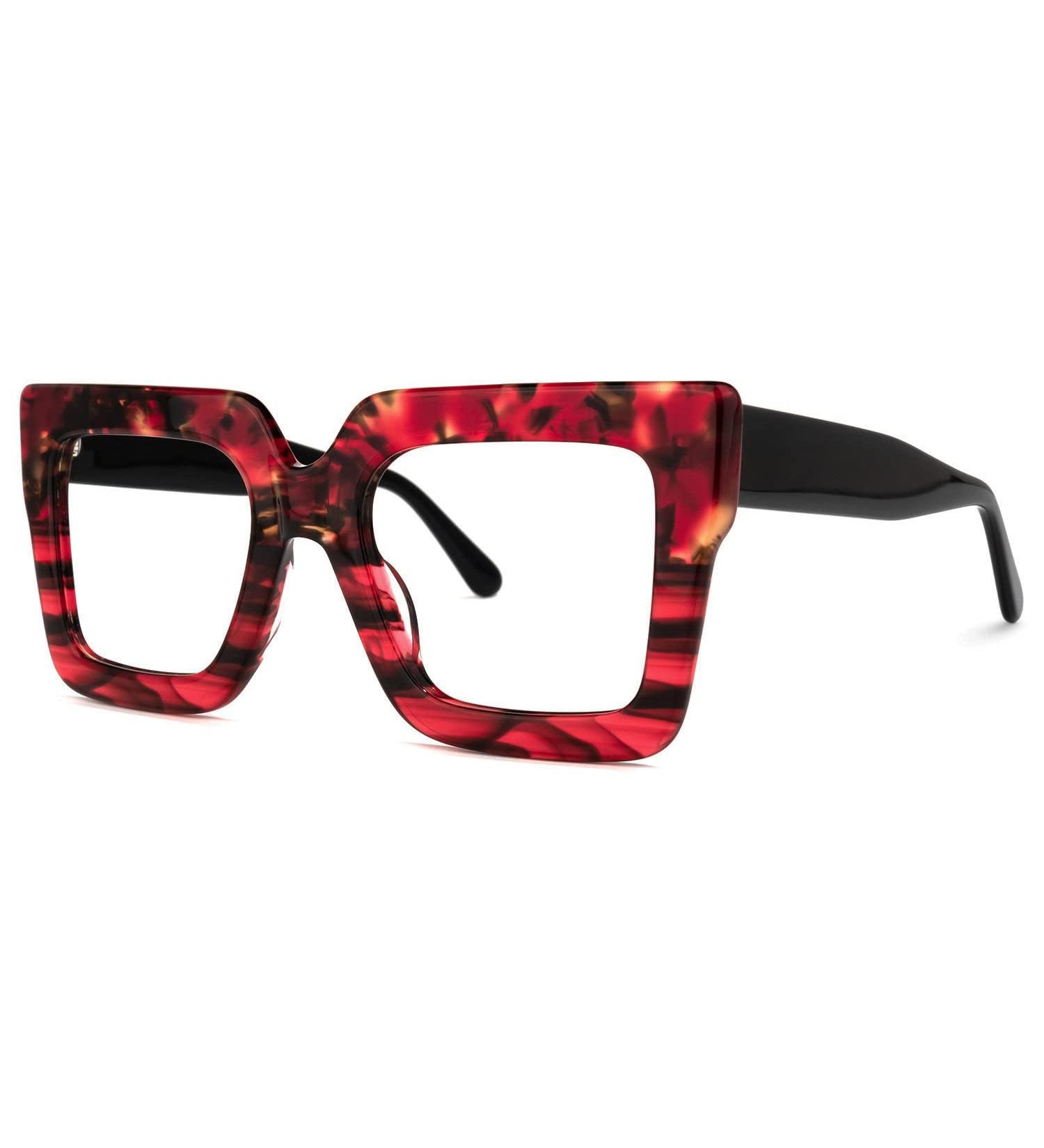 Zeelool Brandon VFP0306 Stylish Oversized Square Blue Light Blocking Glasses for Women with 100% UV400 Protection - Buy Online on GoSupps.com