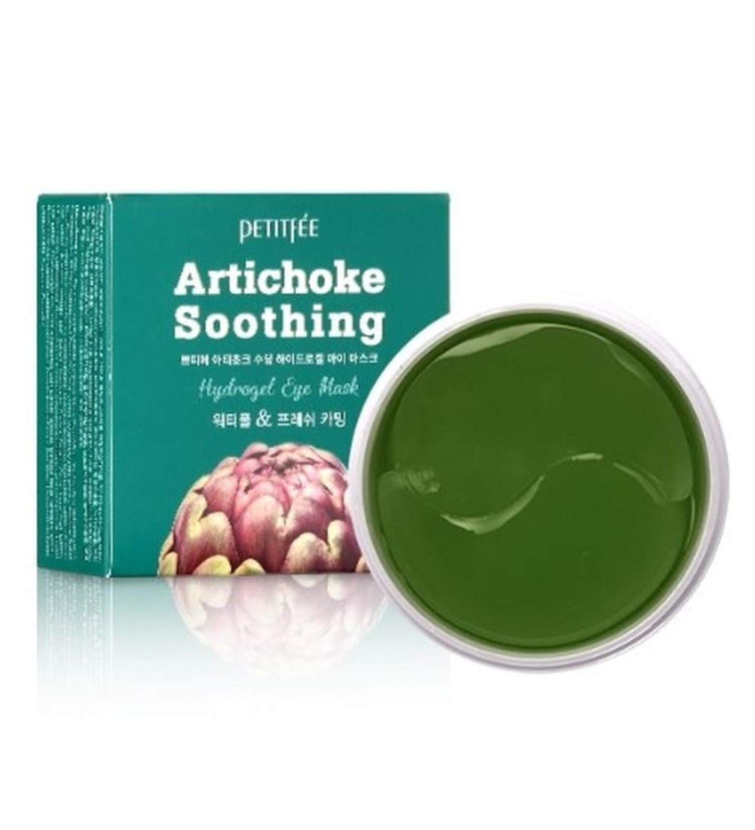 Petitfee Artichoke Soothing Hydrogel Eye Mask - 30 Pairs (84g) | Revitalize & Refresh Eyes - Buy Online on GoSupps.com