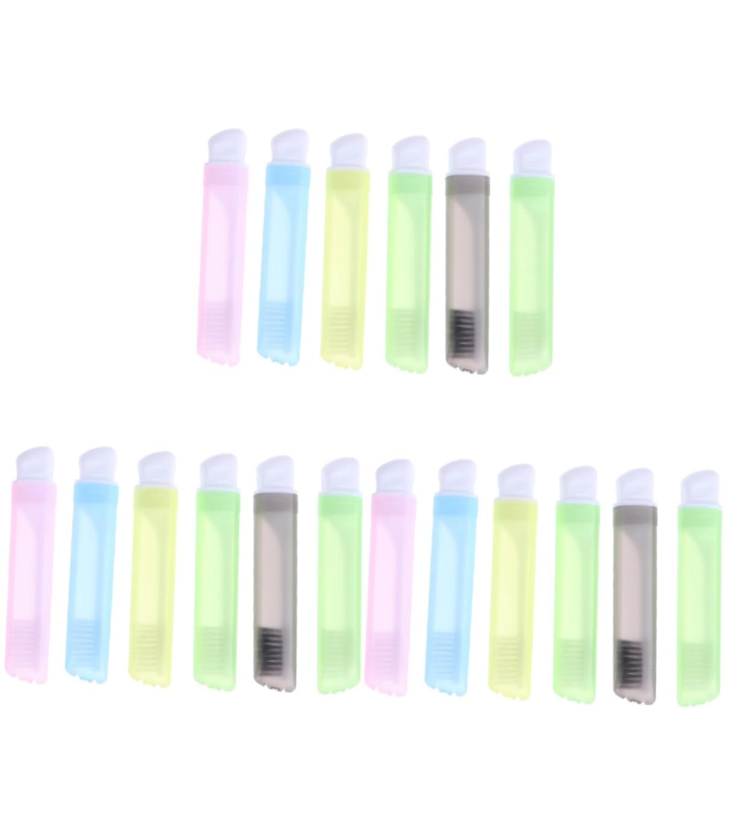 Healeeved 18-PC Foldable Portable Toothbrush Set - Travel Hiking & Camping Essentials | Ultra-Portable Toothbrush Holder - Buy Online on GoSupps.com