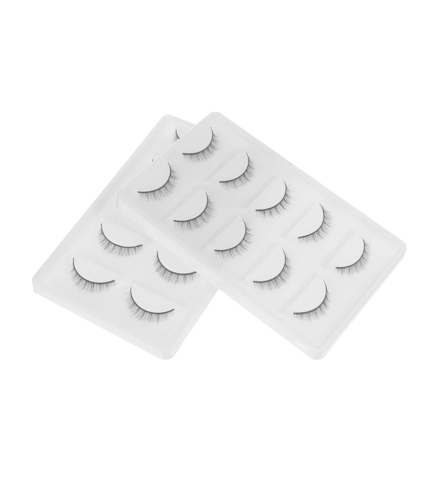 Beauty Eyelashes 10Pairs Fake eyelashes magnetic false eyelashes lash accessories Eye Accessories Adhesive manual 5d - Buy Online on GoSupps.com