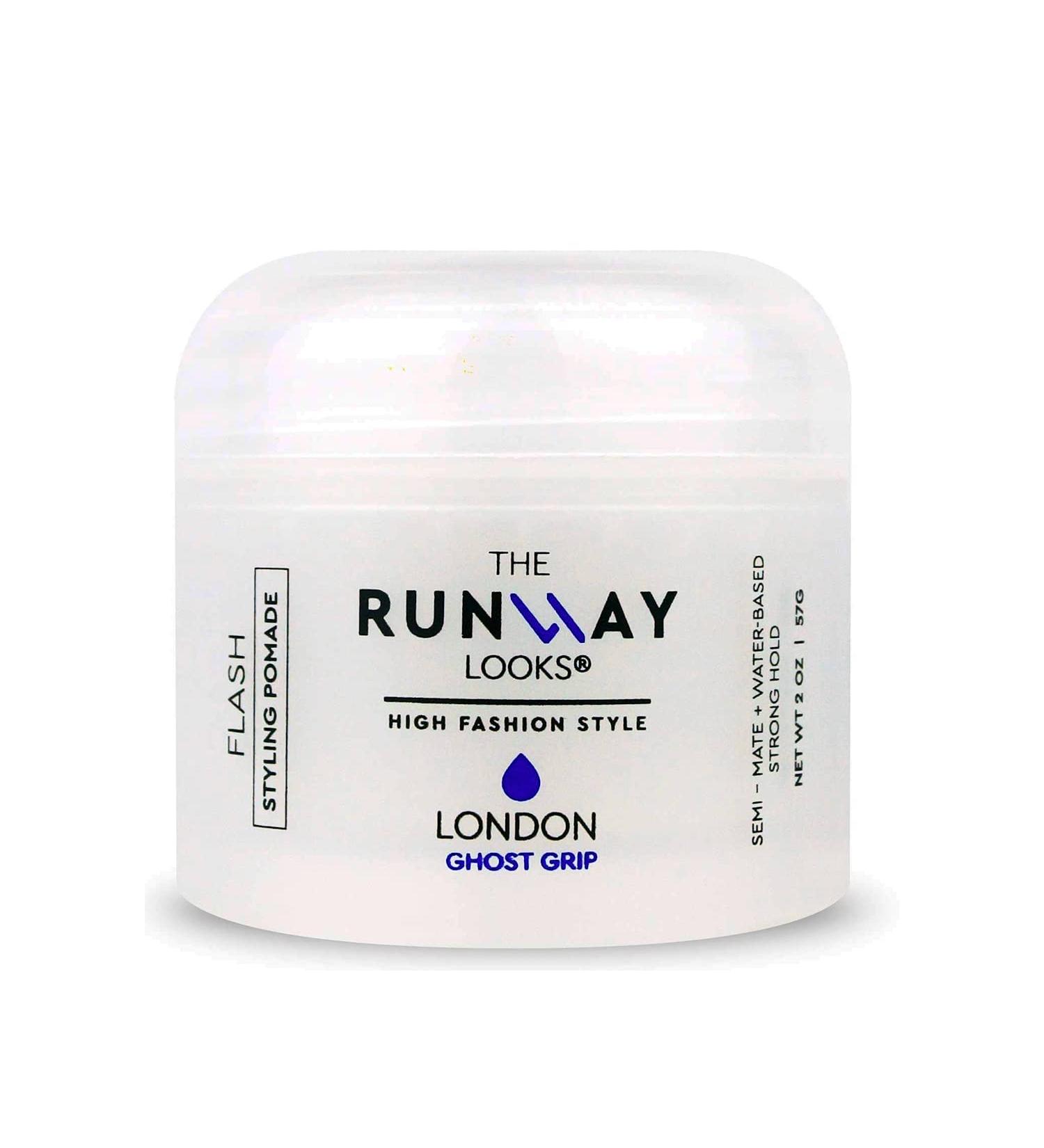 Ghost Grip Styling Hair Pomade - Medium to Strong Hold Water-Based Formula for Men & Women (2oz) - London Pomade - Buy Online on GoSupps.com