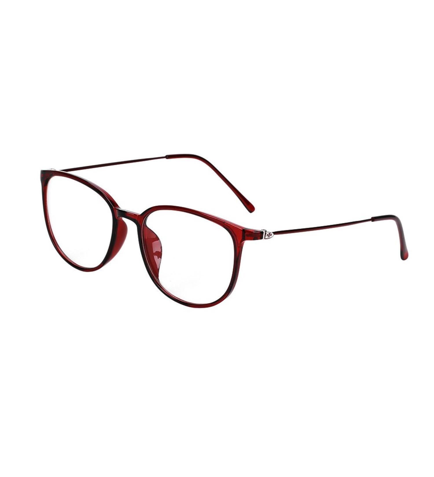 Stylish Retro Round Glasses for Students | Unisex Clear Lens Nerd Glasses | Lightweight Fashionable Frames | Perfect for Reading & Computer Use - Includes Case - Buy Online on GoSupps.com