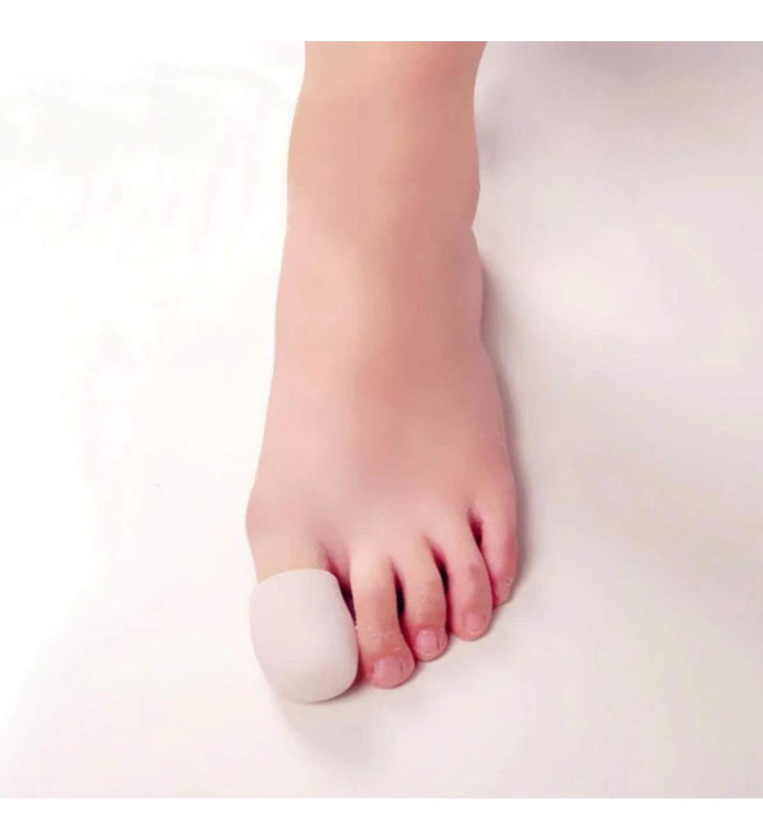 Pair of Big Toe Silicone Gel Protector Ingrown Toenail Corn Soft Cushion Pad Cap - Buy Online on GoSupps.com