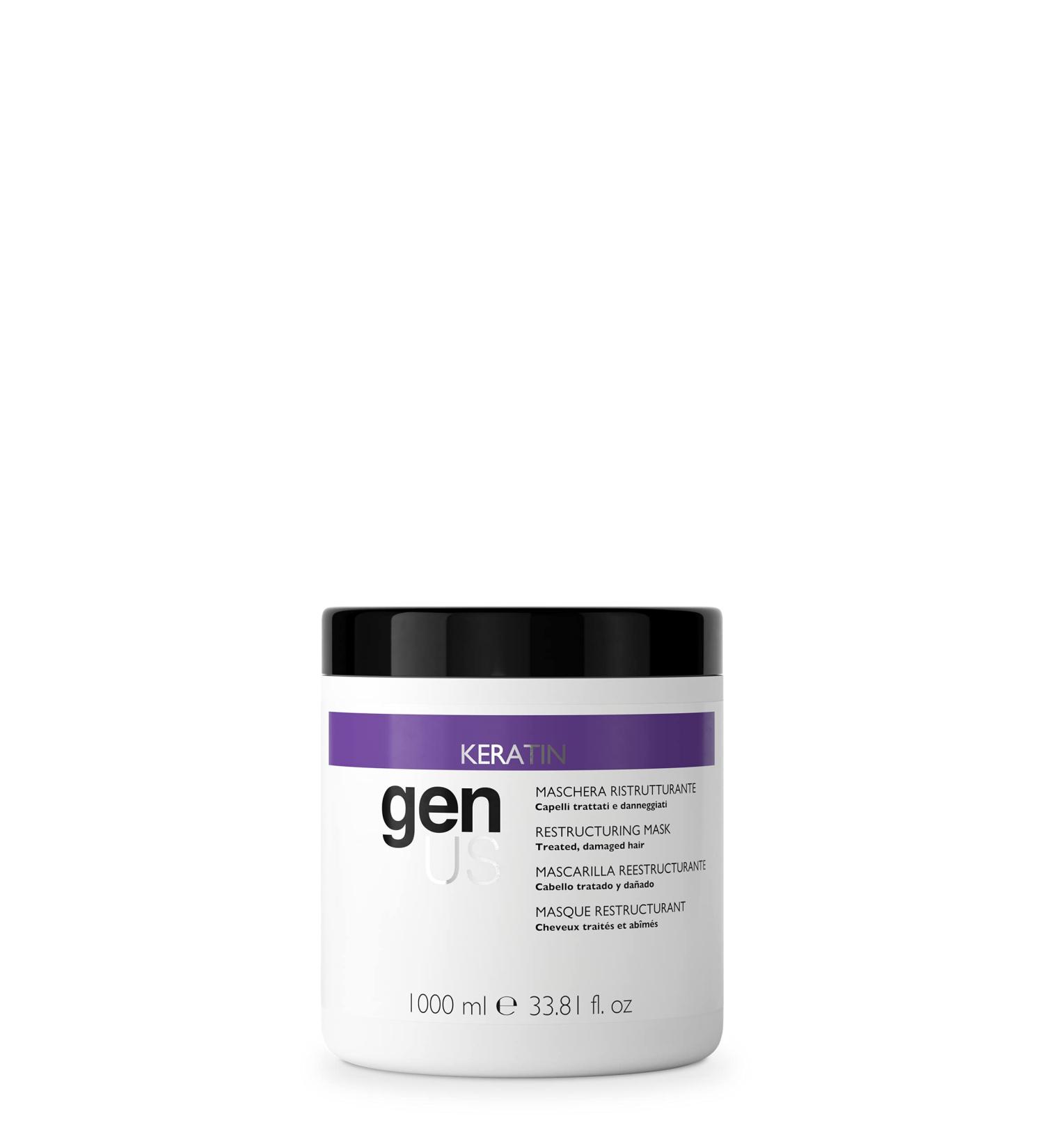 Masque restructurant GEN US KERATIN pour cheveux trait s et ab m s 1000 ml 295
