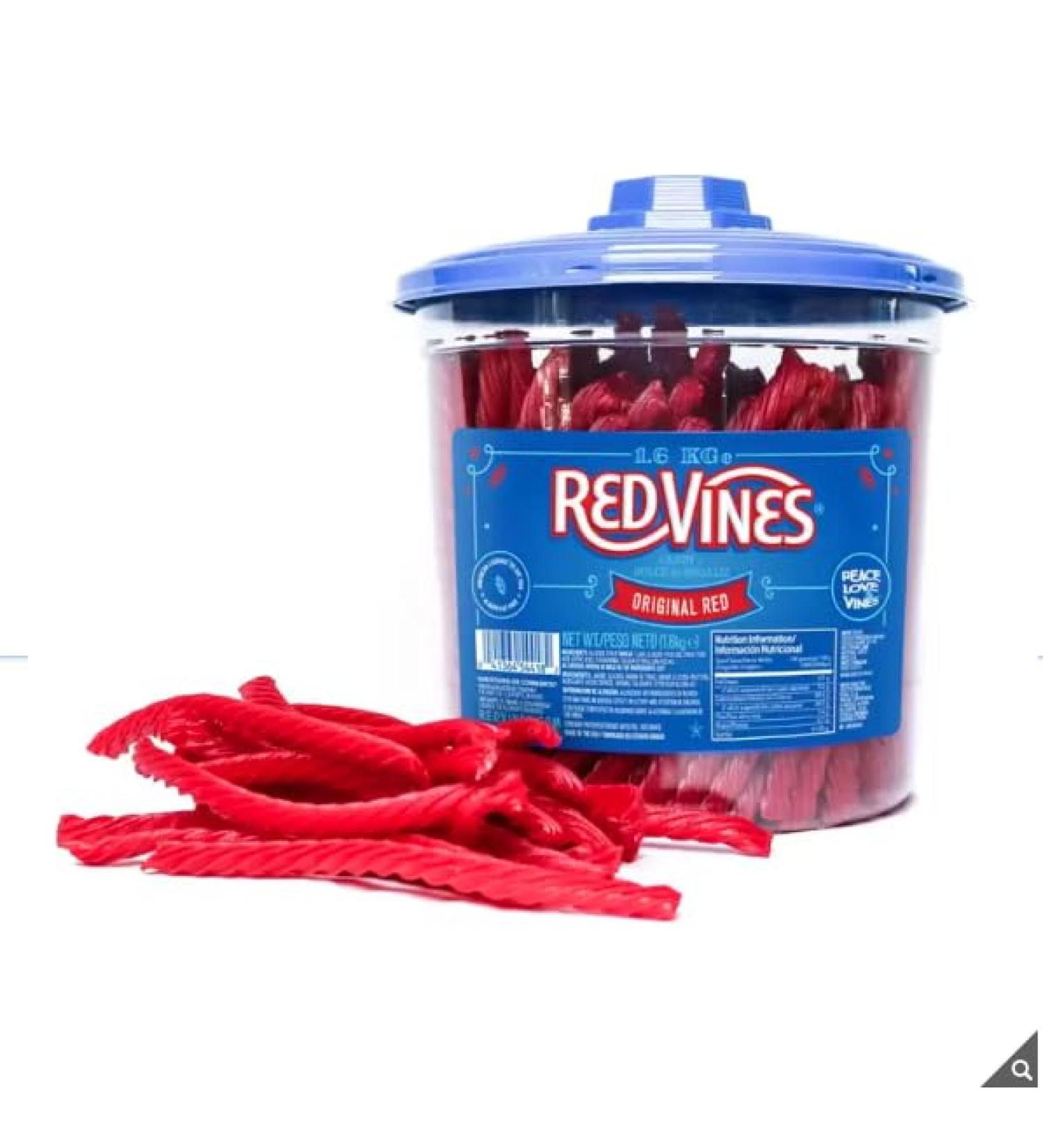Red Vines Licorice Soft SND Chewy Twists Jar - 1.6kg - Buy Online on GoSupps.com