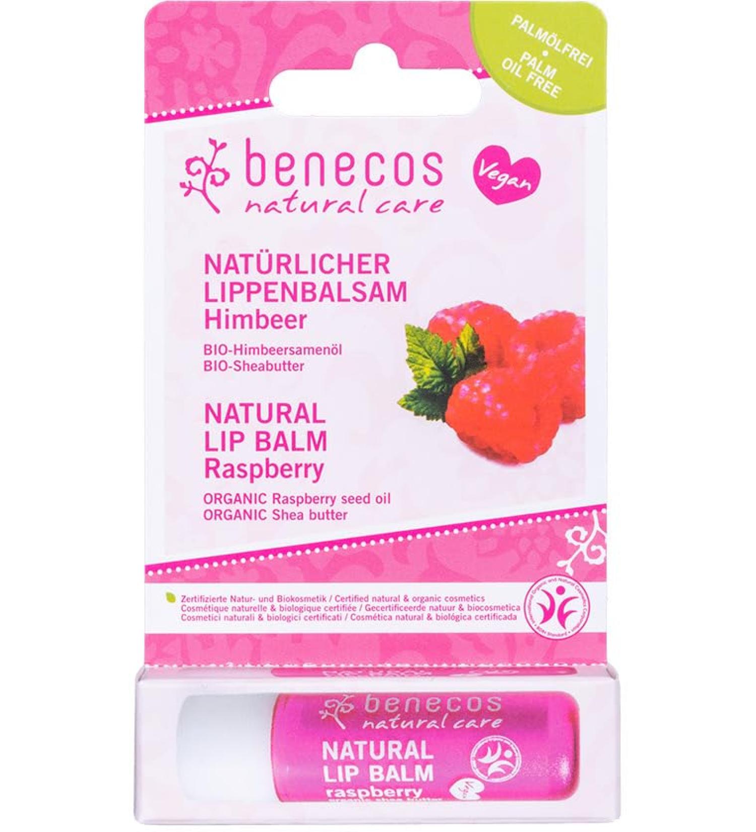 Benecos Lip Balm raspberry (6 x 1 pc)
