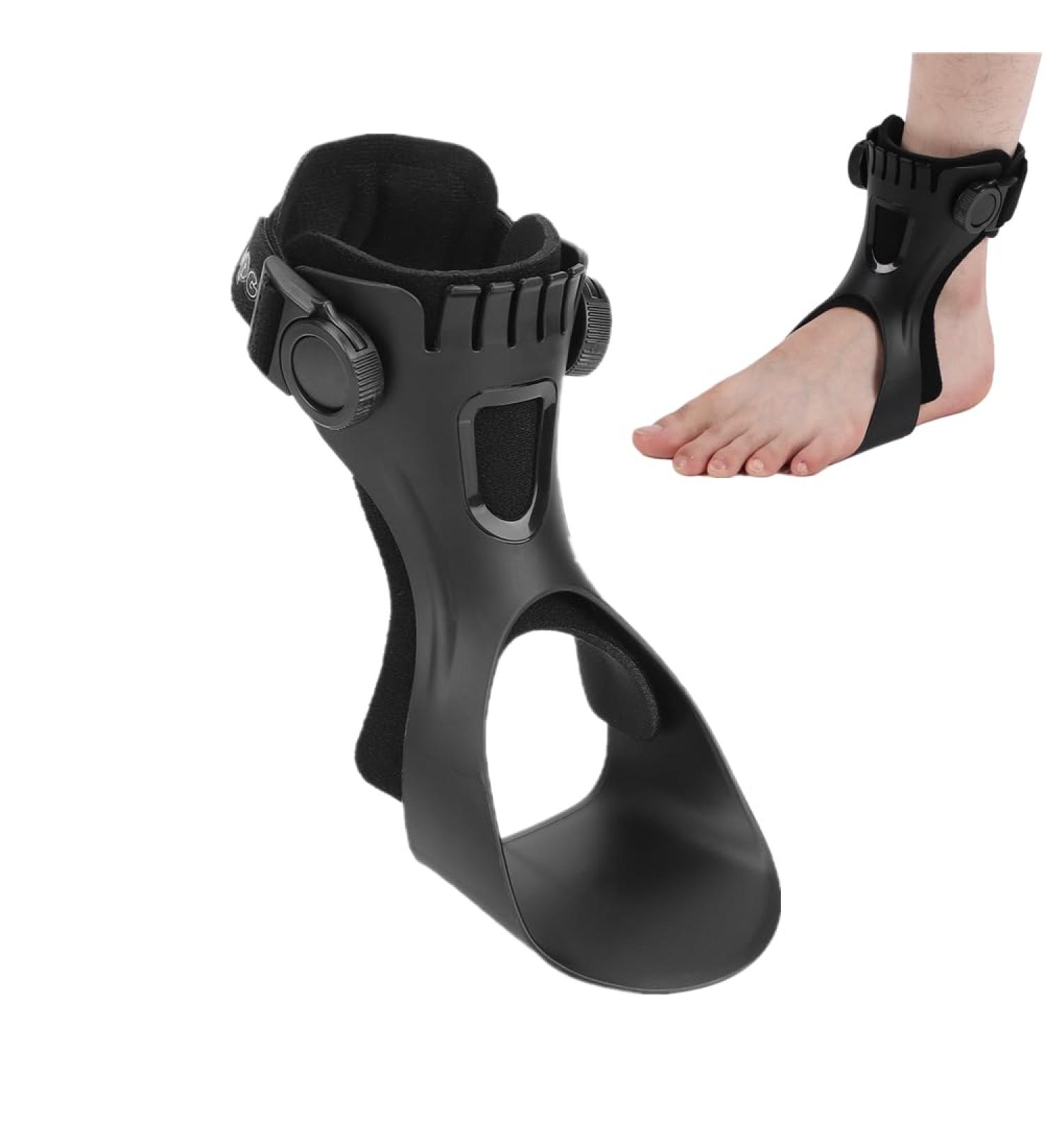 Buy Drop Foot Brace Orthosis | Lightweight Support for Hemiplegia Nerve Injury & Foot Position | Ankle & Foot Orthosis - XL Right Foot - Buy Online on GoSupps.com