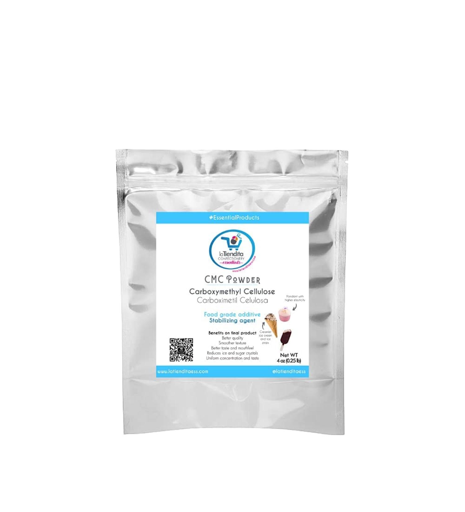Premium CMC Powder 4 oz - High Viscosity Thickener & Stabilizer - Water Retention Agent - Buy Online on GoSupps.com