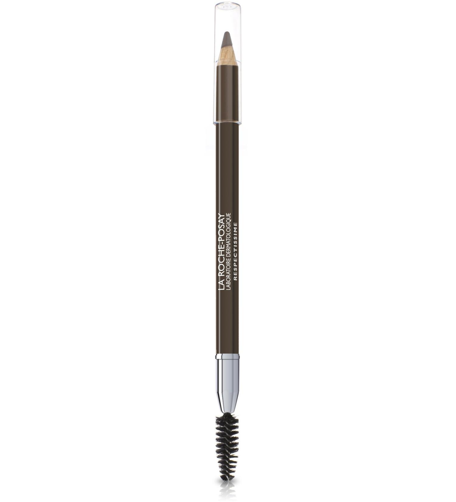 La Roche-Posay Toleriane Eyebrow Pencil Dark Brown 1.3g - Long-lasting Waterproof Perfect for Sensitive Skin - Buy Online on GoSupps.com