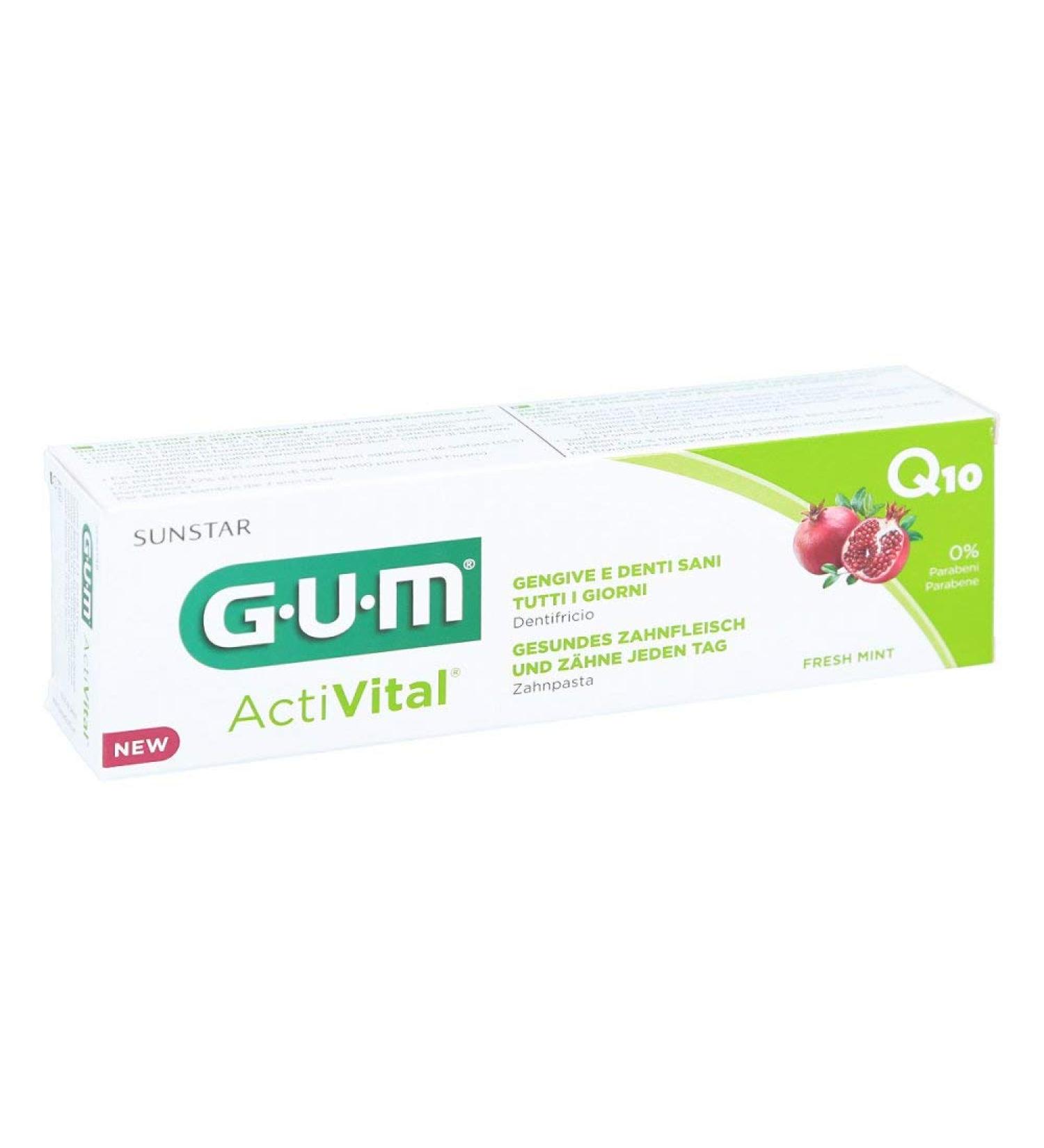 Gum Activital Toothpaste 75ml - Optimal Oral Health & Fresh Breath | International Shipping Available - Buy Online on GoSupps.com
