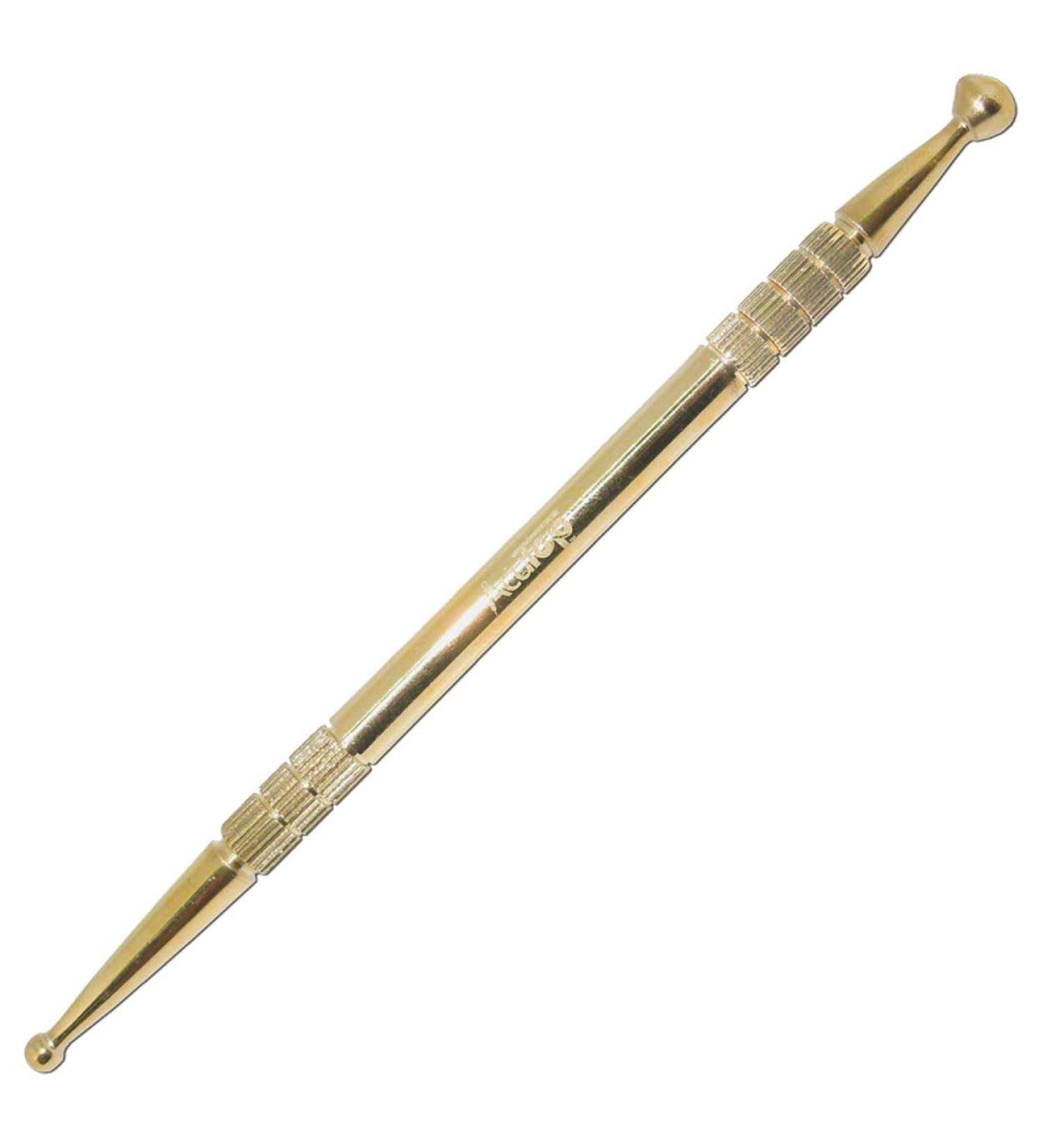 Premium Brass Acupressure Pen - 15 cm 4/7 mm | International Shipping Available - Buy Online on GoSupps.com