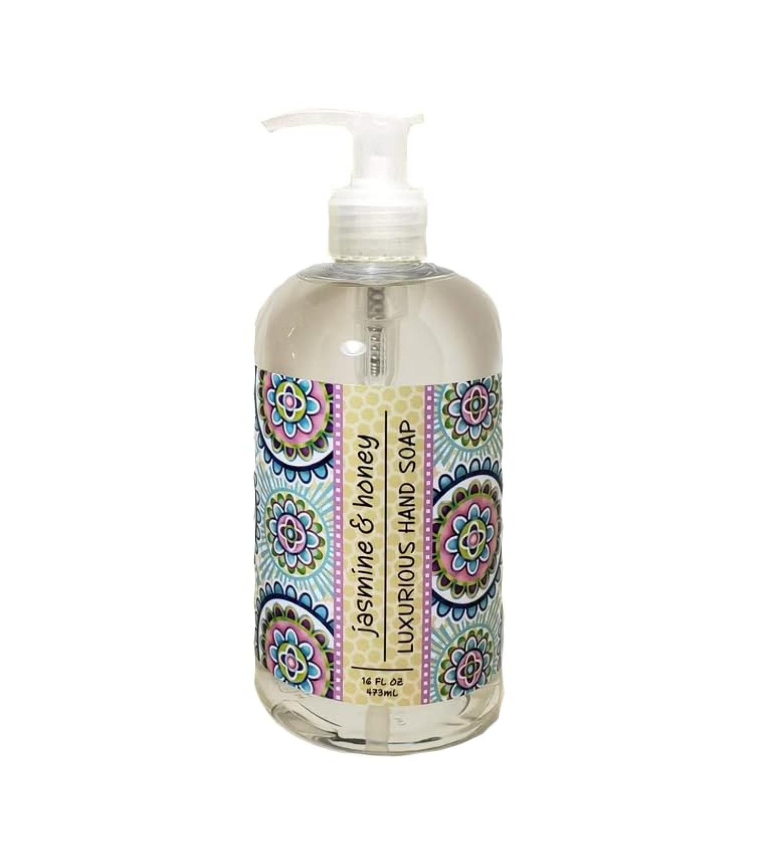 Greenwich Bay Trading Co Scented Liquid Hand Soap in Beautiful Packaging - 16 Ounce Bottle (Jasmine Honey)