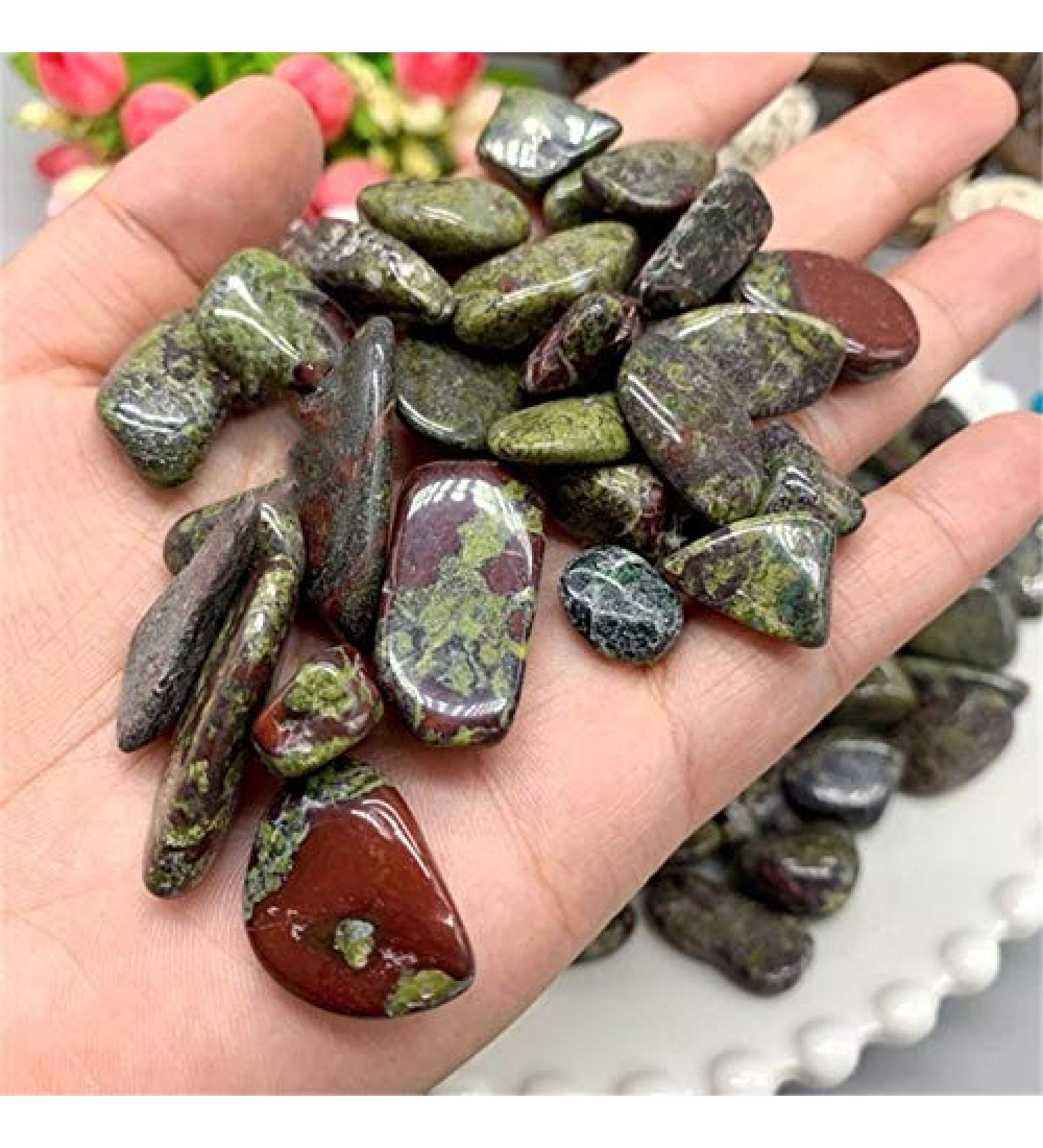 100g Natural Quartz Gemstone Crystal Gravel Dragon Blood Stone Tumbled Stones for Decoration Chakra Reiki Balancing - Buy Online on GoSupps.com