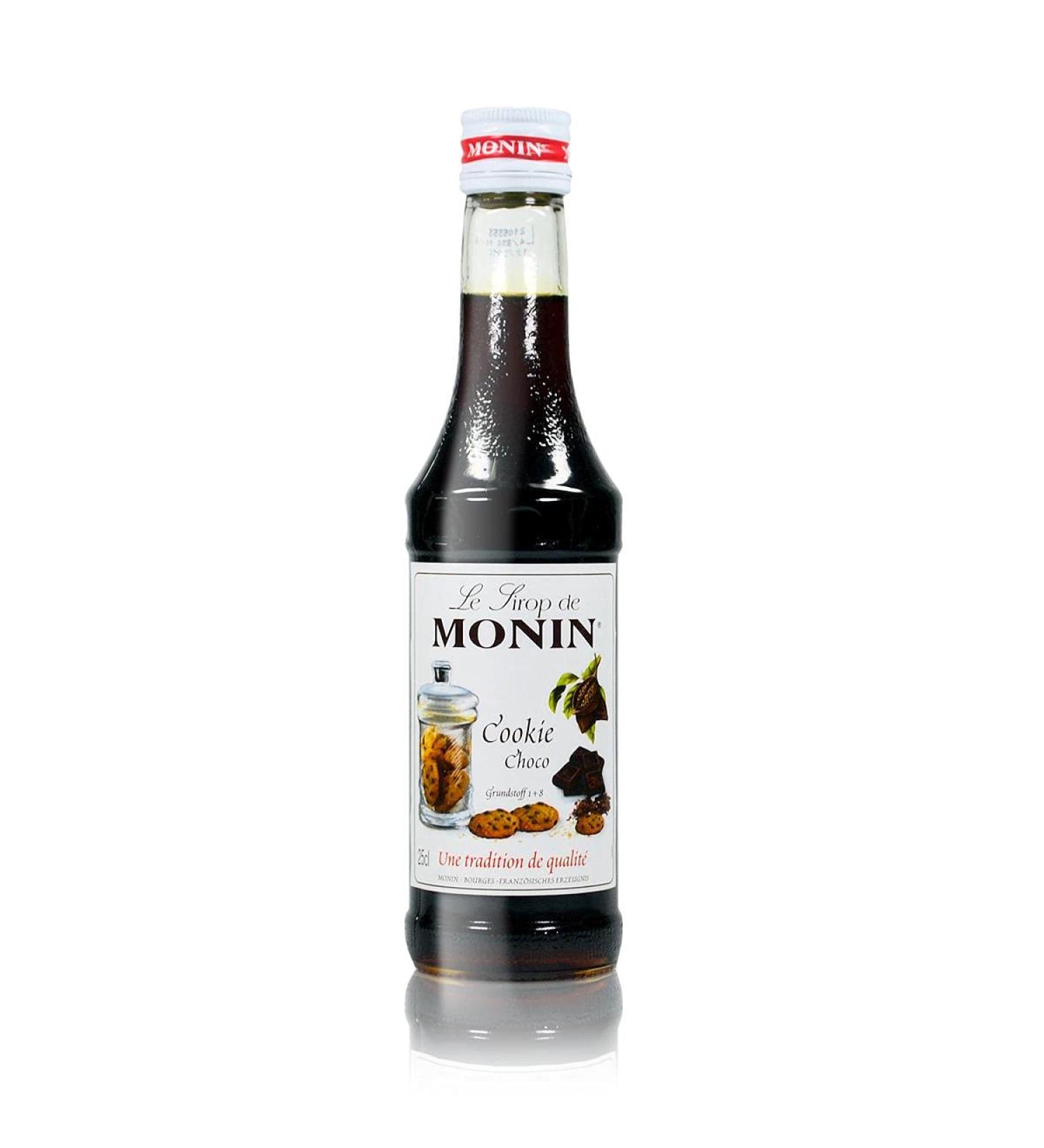 Monin Cookie Chocolate Syrup for Coffee Cappuccino and Hot Chocolate - Natural Flavours - 25cl - Buy Online on GoSupps.com