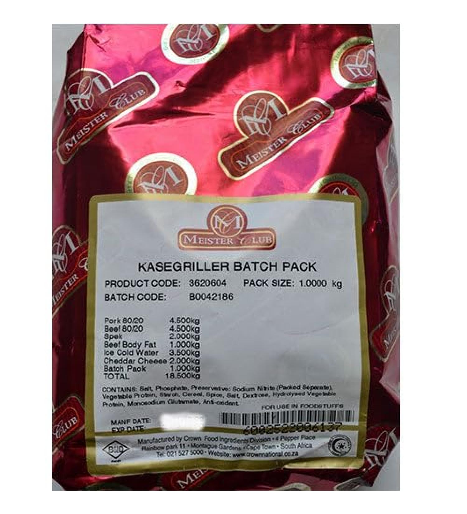 Crown - Meister Club Premium Kasegriller Sausage Spice 1 kg - South African