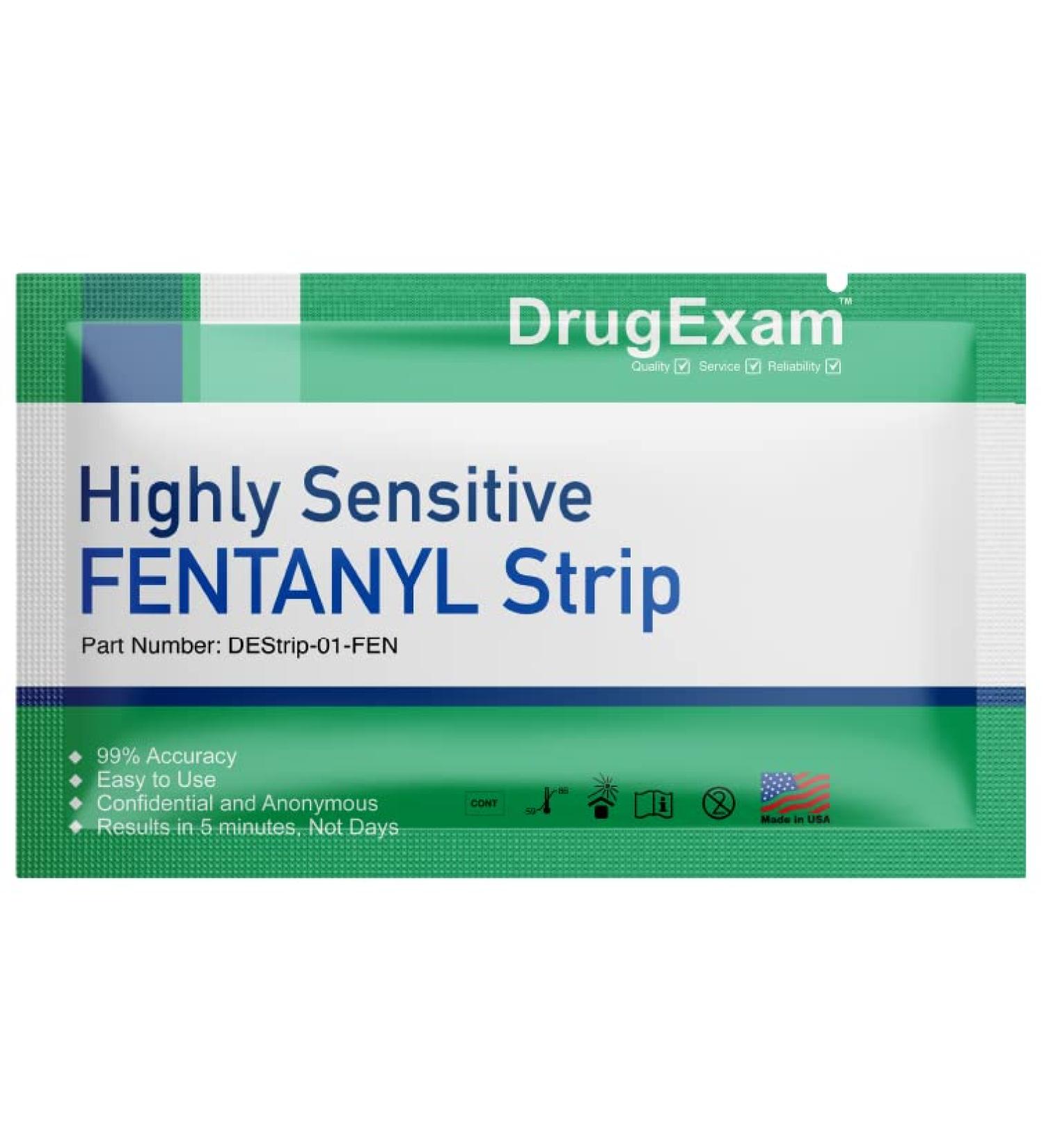 5 Pack DrugExam Urine Test Strips for FYN 20 ng/mL - Buy Online on GoSupps.com
