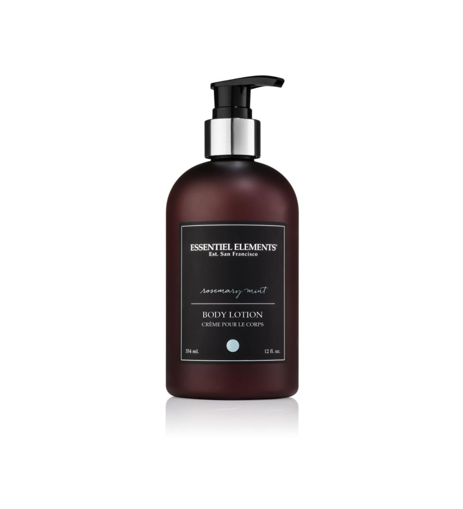 Rosemary Mint Hand & Body Lotion | High Performing Formula Luxurious Ingredients for Soft & Smooth Hands Pure Essential Oils Nourishing Zero Parabens Sulfates Phthalates 12oz