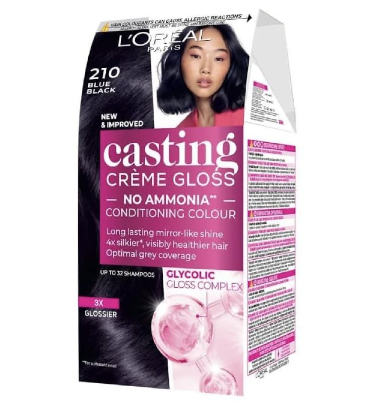  L'OR AL L'Or al Casting Cream Gloss 210 Blue Black (Pack of 3) - Buy Online on GoSupps.com