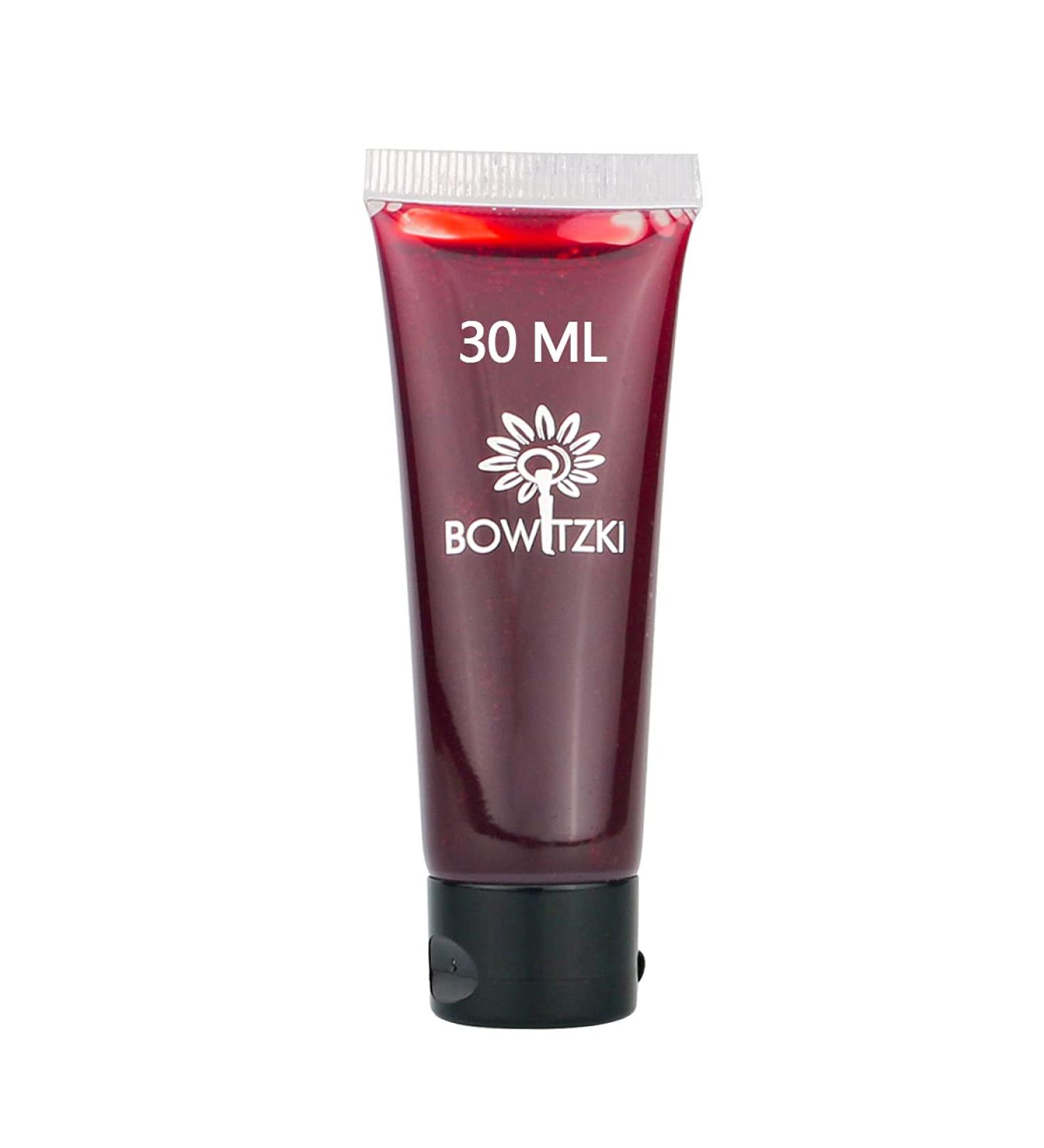Bowitzki Realistic Fake Blood 30ml - Halloween SFX Makeup Liquid for Zombie Vampires - 1 oz Party Face & Body Paint - Buy Online on GoSupps.com