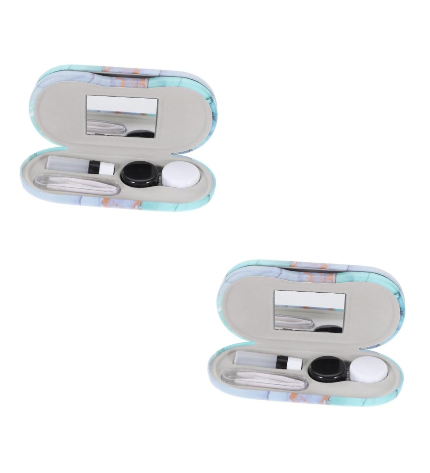 Healeved Double-Lodged Glasses Case - Multi-Purpose Travel Accessory for Sunglasses & Contacts Storage | Durable Protection Box - Buy Online on GoSupps.com