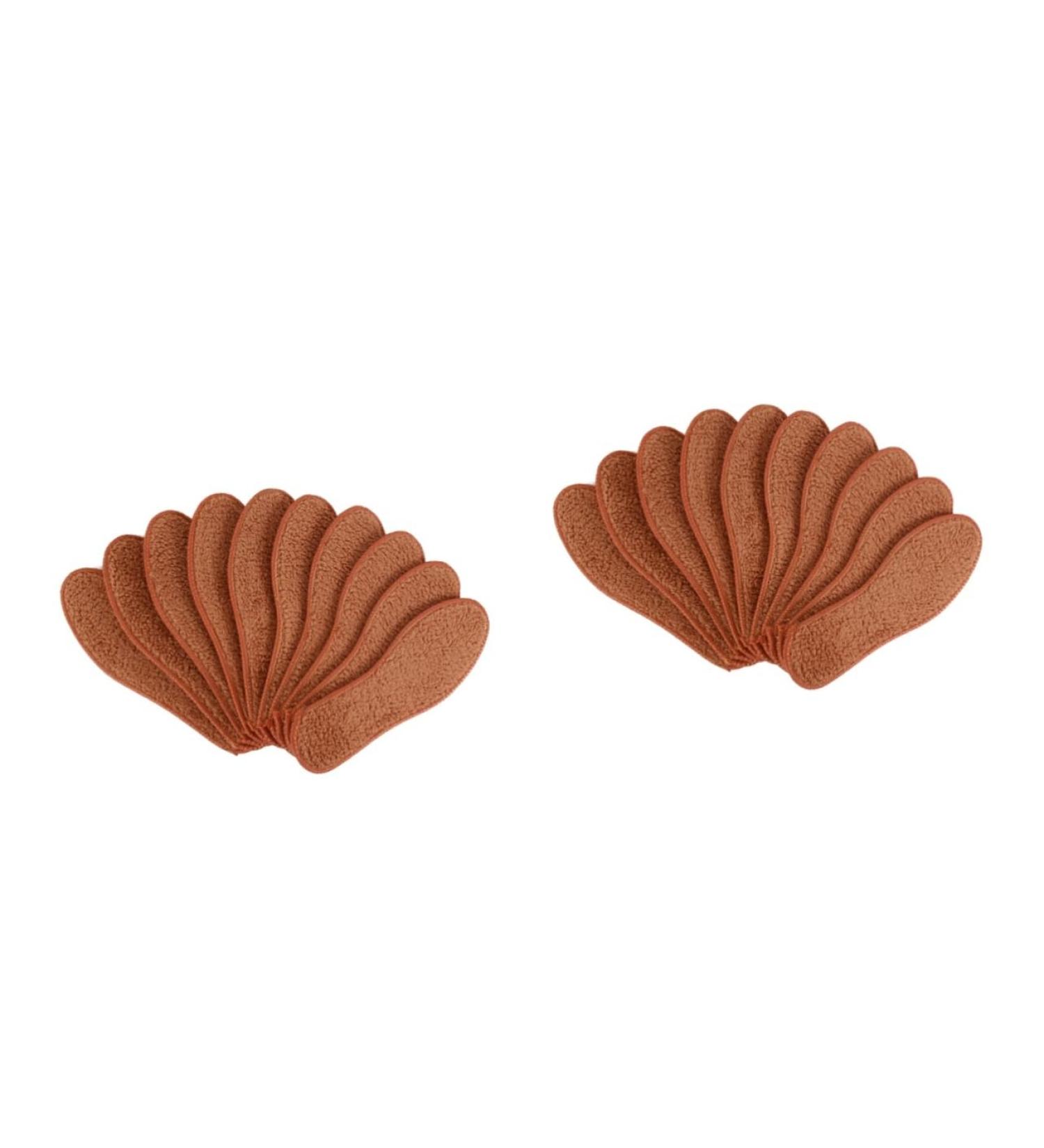 FRCOLOR 10 Pairs Thickened Wool Insoles - Deodorizing Cotton Shoe Inserts for Winter Comfort - Buy Online on GoSupps.com