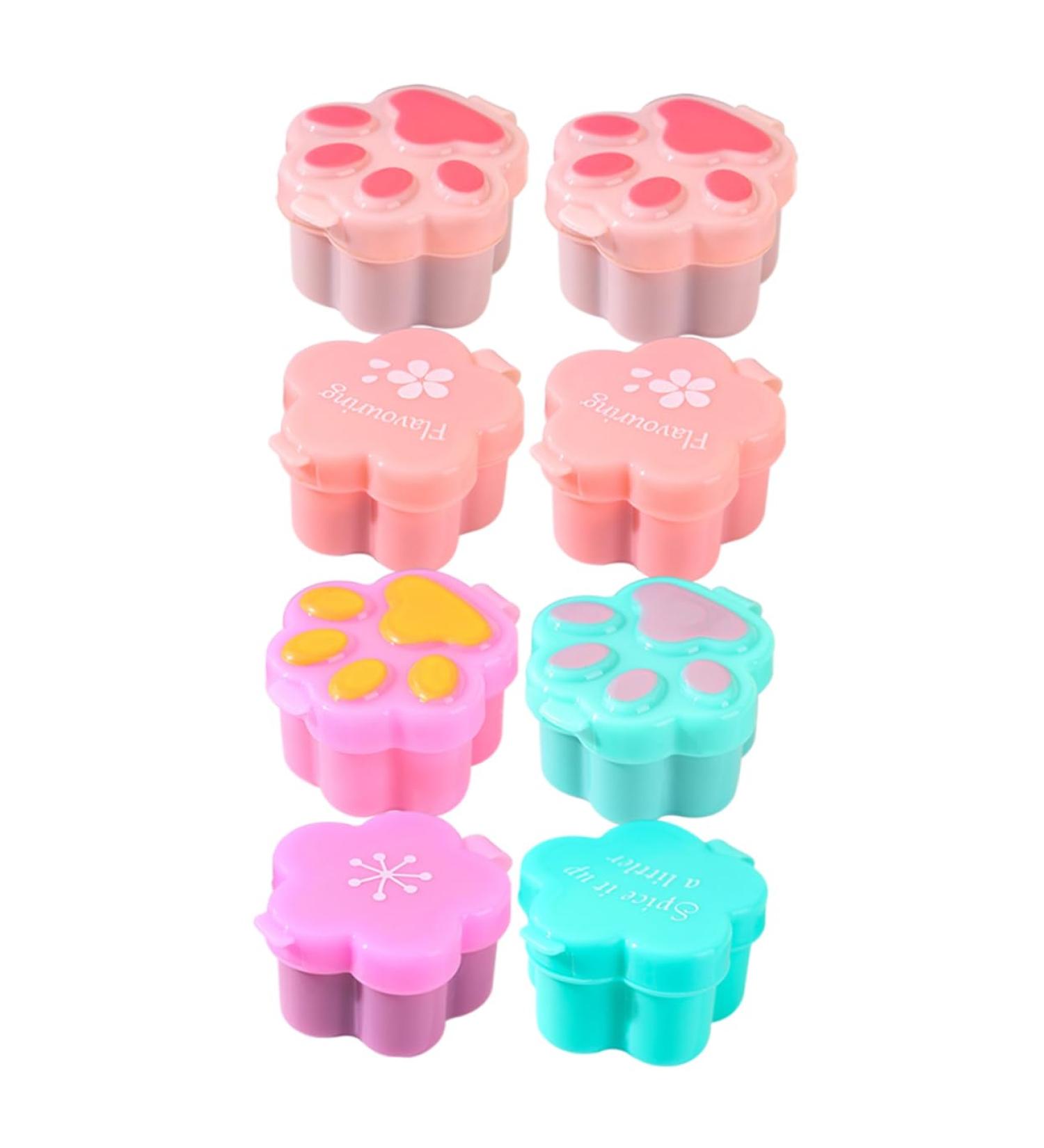 8pcs Soy Sauce Picnic Supplies Salad Container Seasoning Boxes Kitchen Supplies Convenient re-usable - Buy Online on GoSupps.com