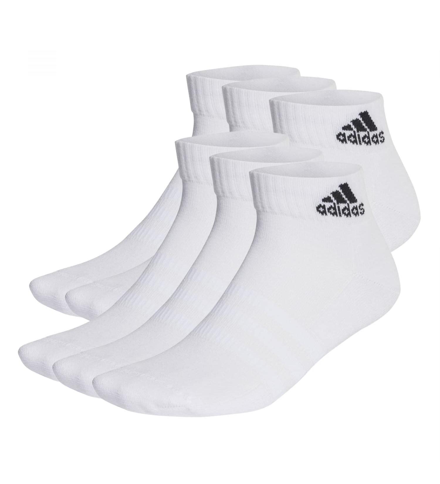 adidas Unisex Kids Cushioned Sportswear 6 Pairs Socks 28-30 white/black