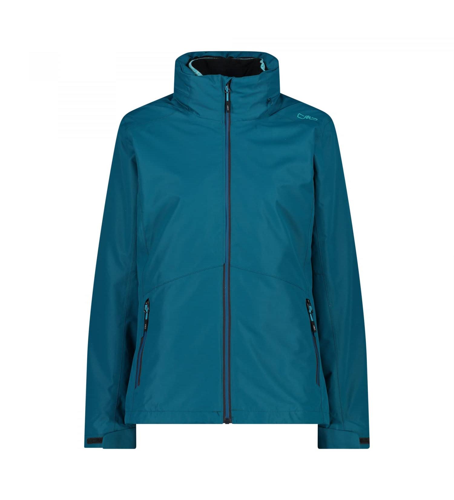 CMP Women's 3-in-1 Jacket - Versatile Deep Lake Style for All Weather - International Shipping Available - Buy Online on GoSupps.com