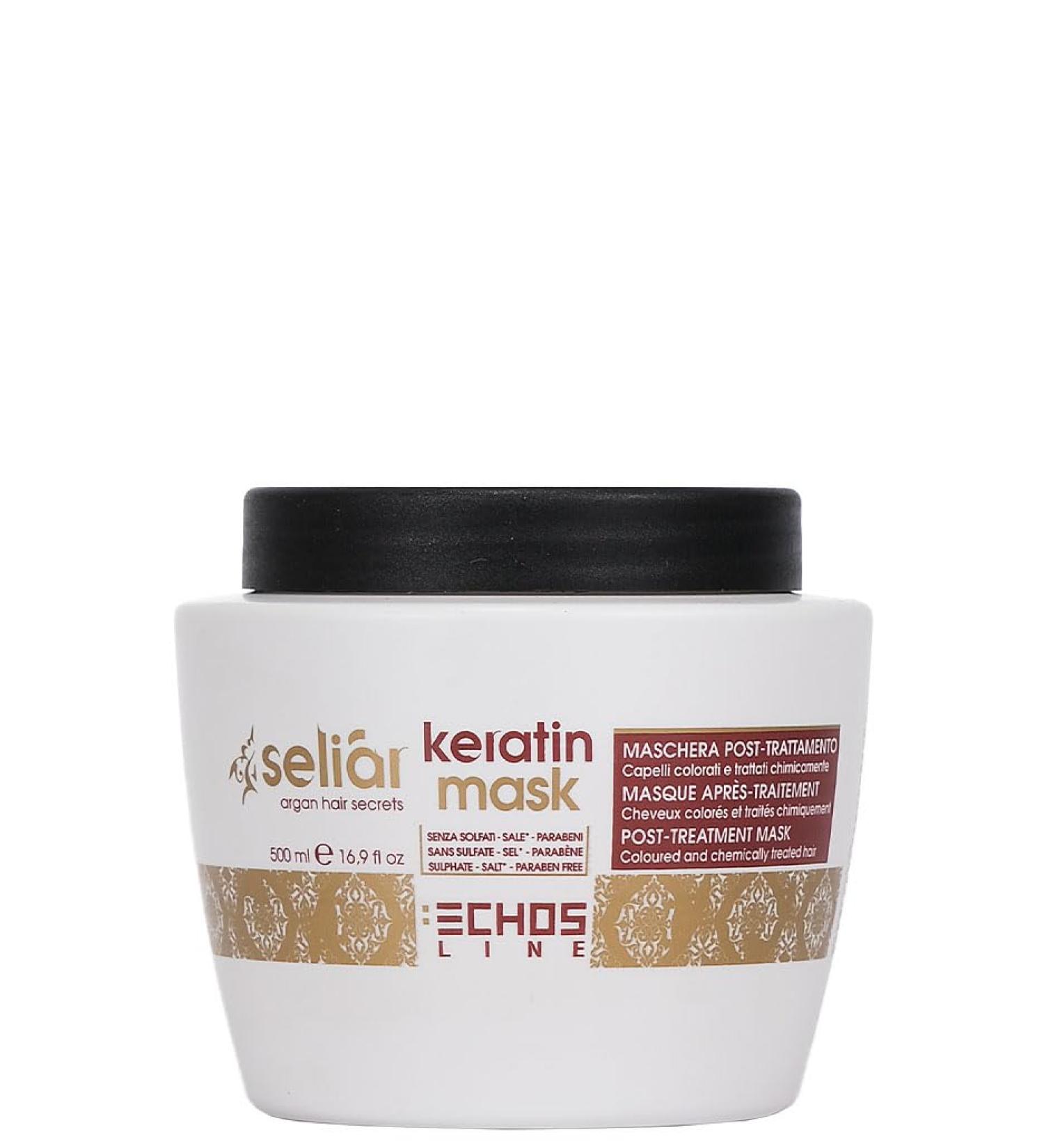 Echosline Keratin Mask Aftercare (Without Sulfate-Sale-Parabens) 500 ml