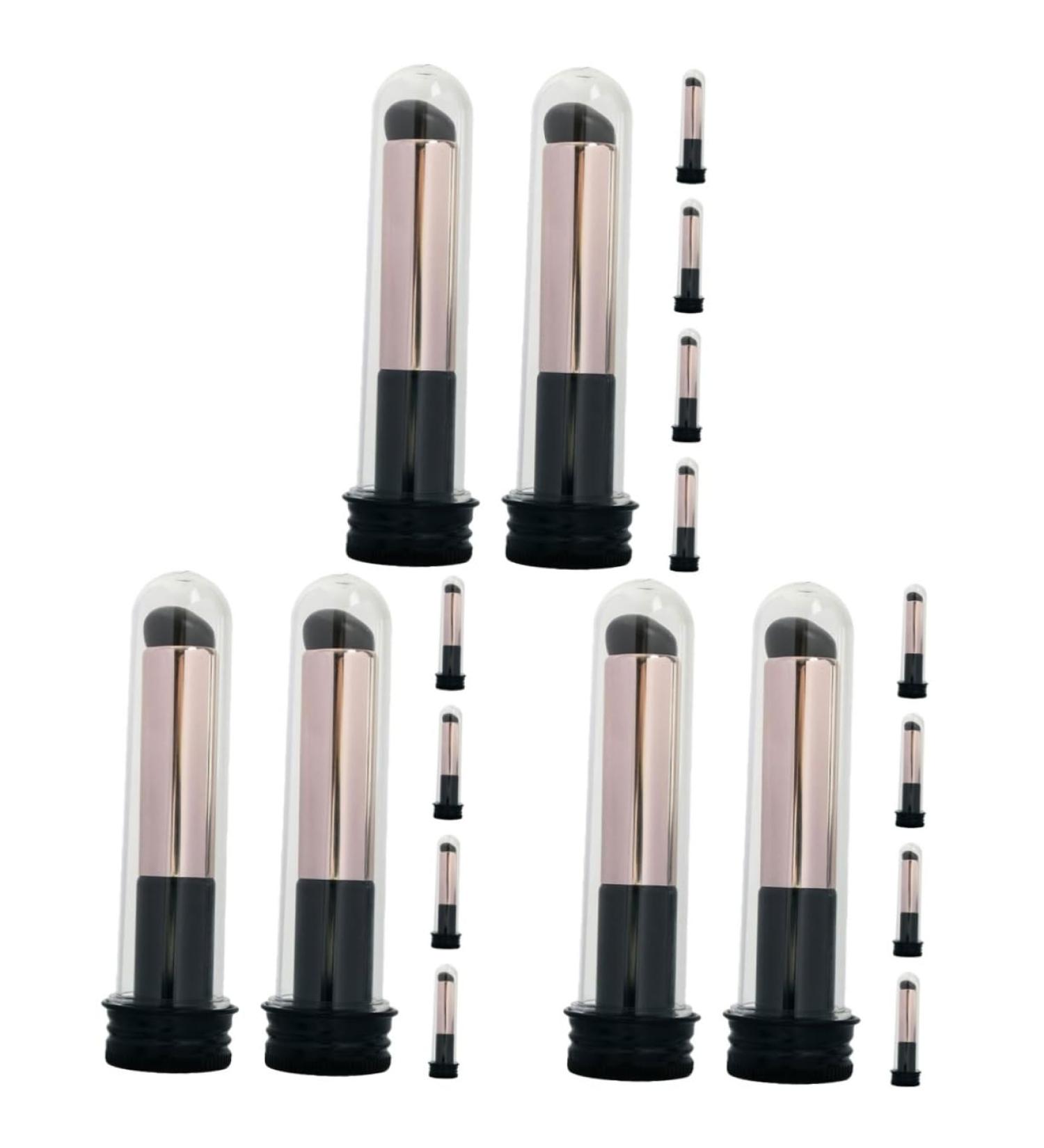 minkissy 18 Pcs Lip Brush Lip Balm Applicator Makeup Brush Lip Gloss Applicator Lipstick Applicator Lip Applicators Lipstick Brush Applicator Small Brush Miss Portable Wooden Handle 10.00X1.50X1.40CMx3pcs Blackx3pcs - Buy Online on GoSupps.com