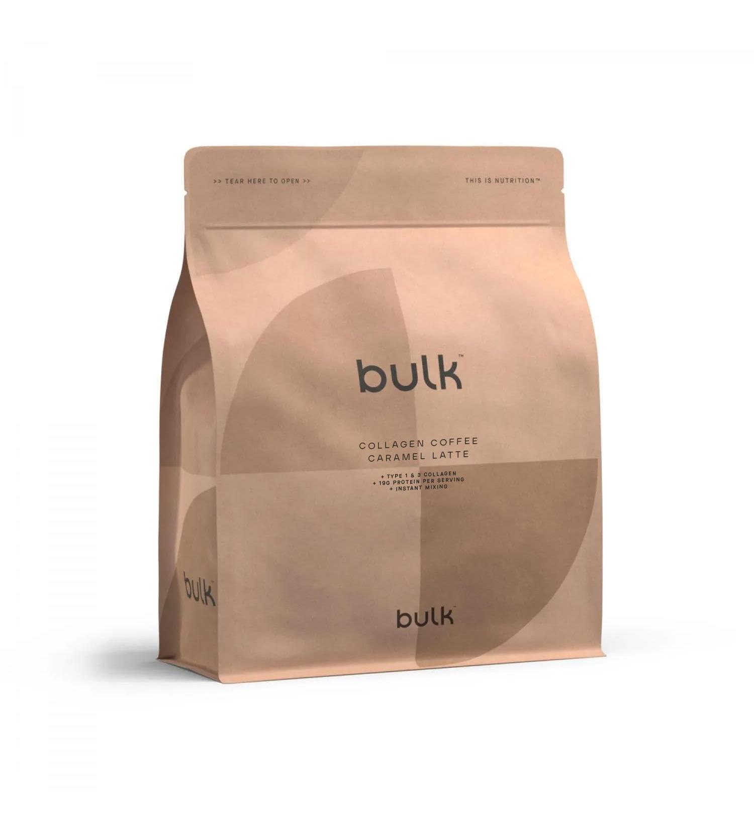 High Protein Caramel Latte 500g - Bulk Collagen Coffee for Enhanced Energy and Wellness - Buy Online on GoSupps.com