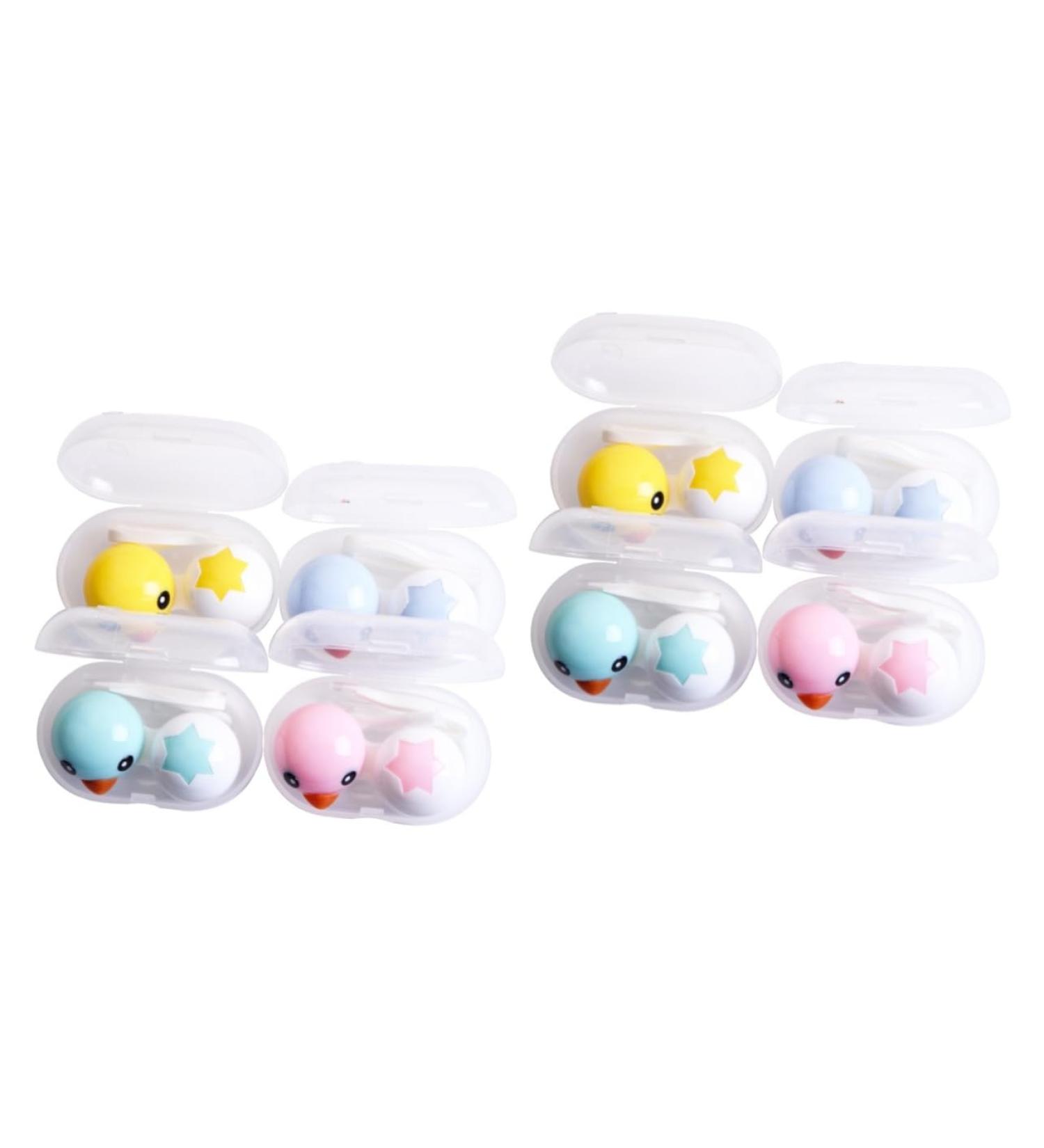 JECOMPRIS 8-Pack Contact Lens Case Holder - Durable Lens Containers with Duck Design - Ideal for Safe Storage - Buy Online on GoSupps.com