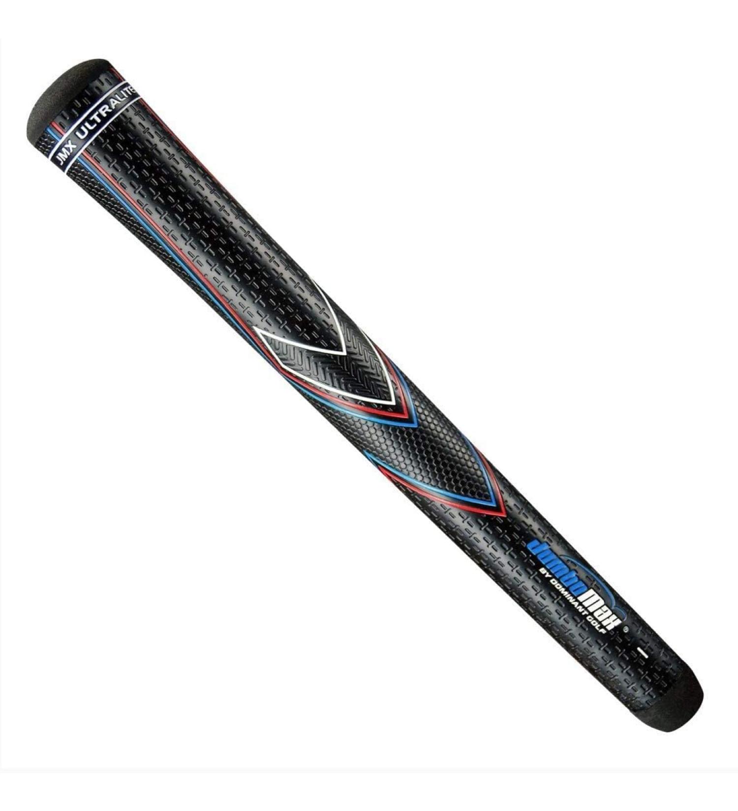 JumboMax JMX Ultralite Golf Grips Set - Black/Red/White/Blue - Large LG Size (+11/32) - Buy Online on GoSupps.com