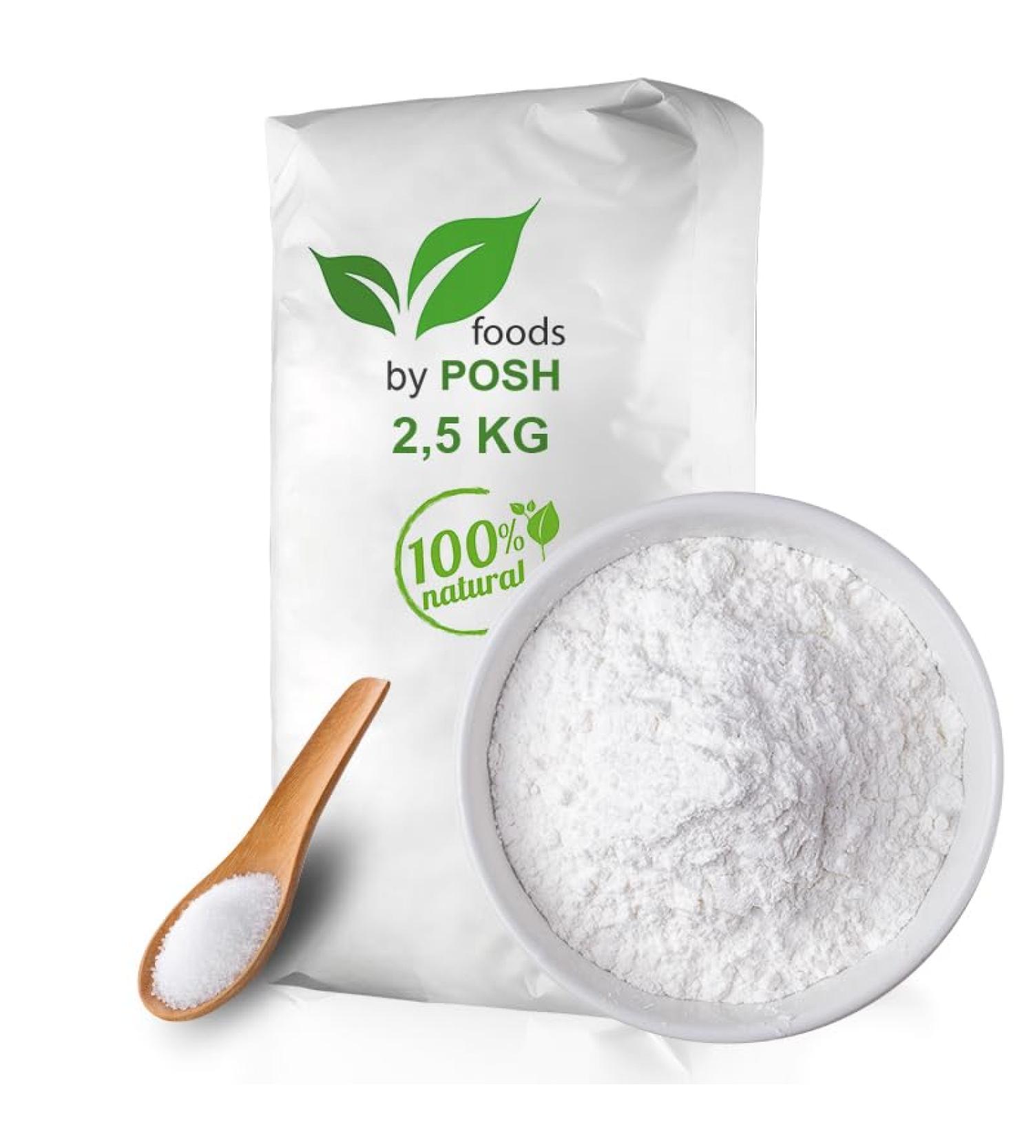 Sodium Hydrogen Carbonate Baking Soda E500 - 2.5 KG | Premium Natron for Baking & Household Use - International Shipping Available - Buy Online on GoSupps.com