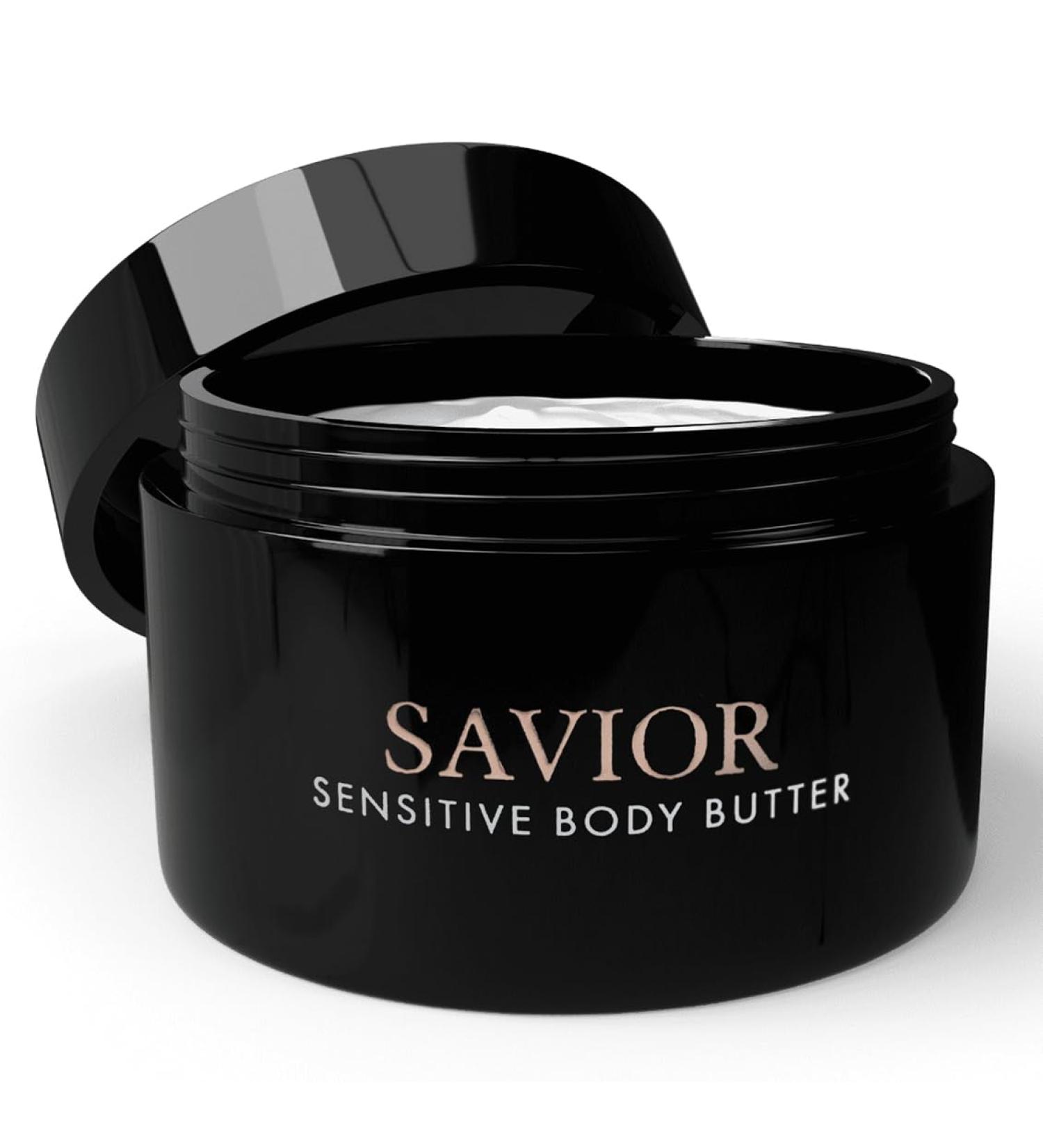 MIRROR OF YOUR BEAUTY SAVIOR Sensitive Body Butter Lactic Acid Lavender Extract Body Cream for Sensitive Skin and Eczema Problems 240ml - Buy Online on GoSupps.com