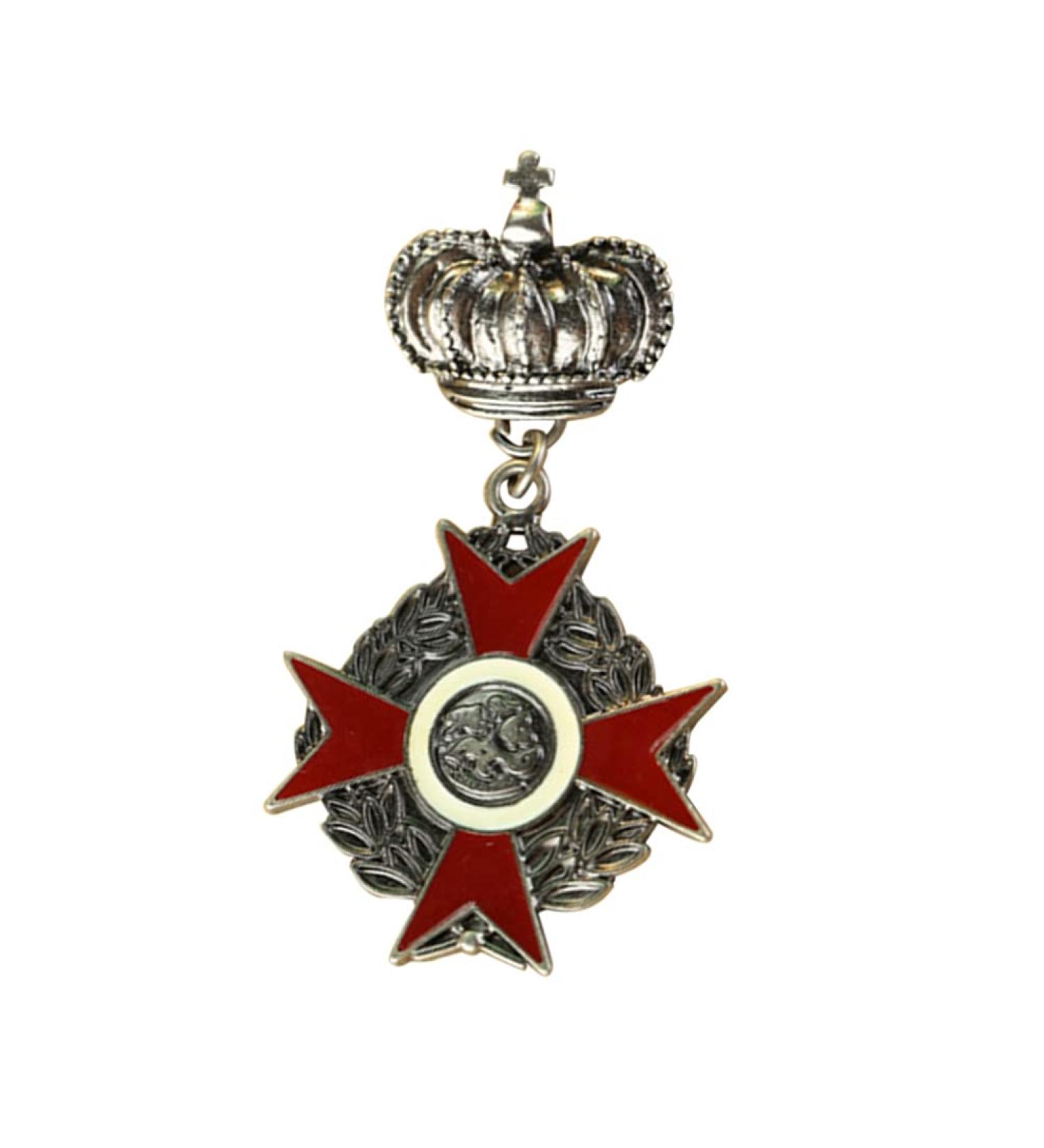 Scicalife Navy Ribbon Antique Medal Brooch - Classic Gift for Men | Father, Husband, Friends - Buy Online on GoSupps.com