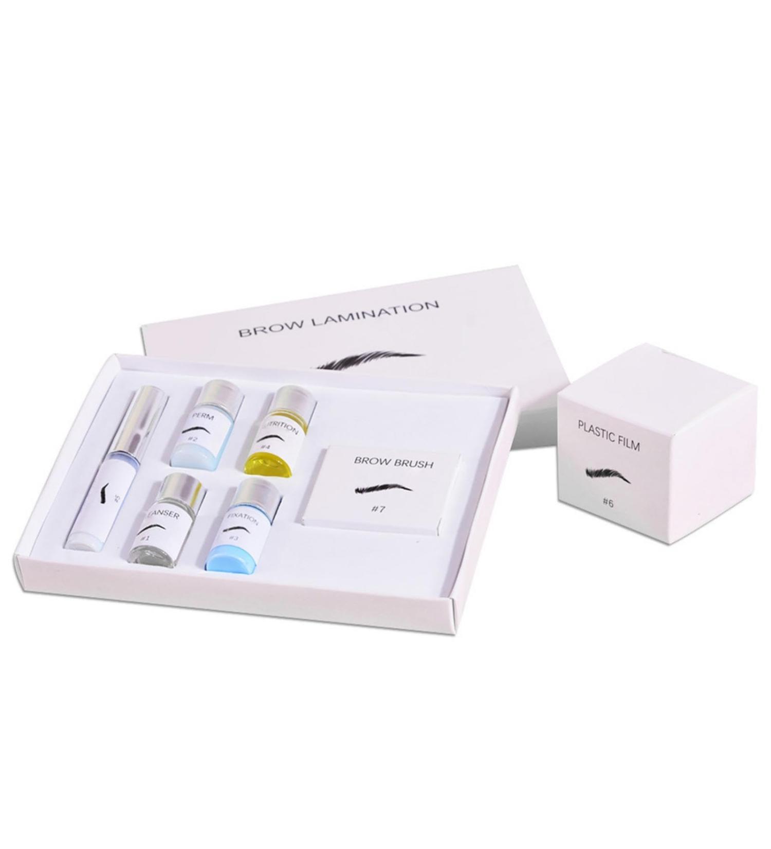 Brow Lamination Kit Brow Lift Kit Lifting Perm Eyebrow Brow Styling Kit Instant Home Salon Semi-Permanent Eyebrow Beauty Tool for Accomplishing Fuller Eyebrows Frifer - Buy Online on GoSupps.com