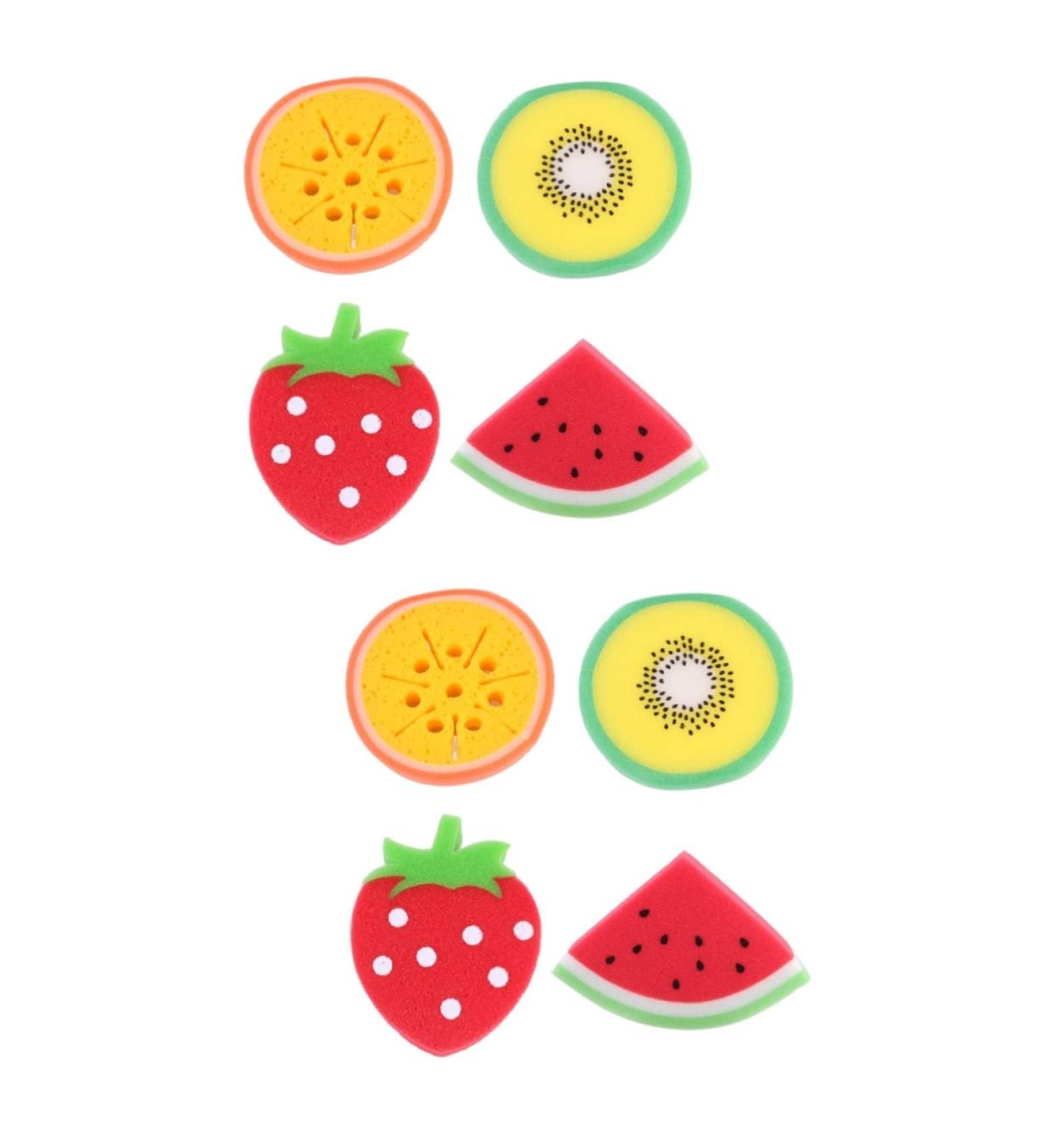 Beavorty 8 Pcs Children s Bath Balls & Natural Sponge Set | Exfoliating Body Brush for Newborns & Kids - Soft Foam Shower Loofah - Buy Online on GoSupps.com