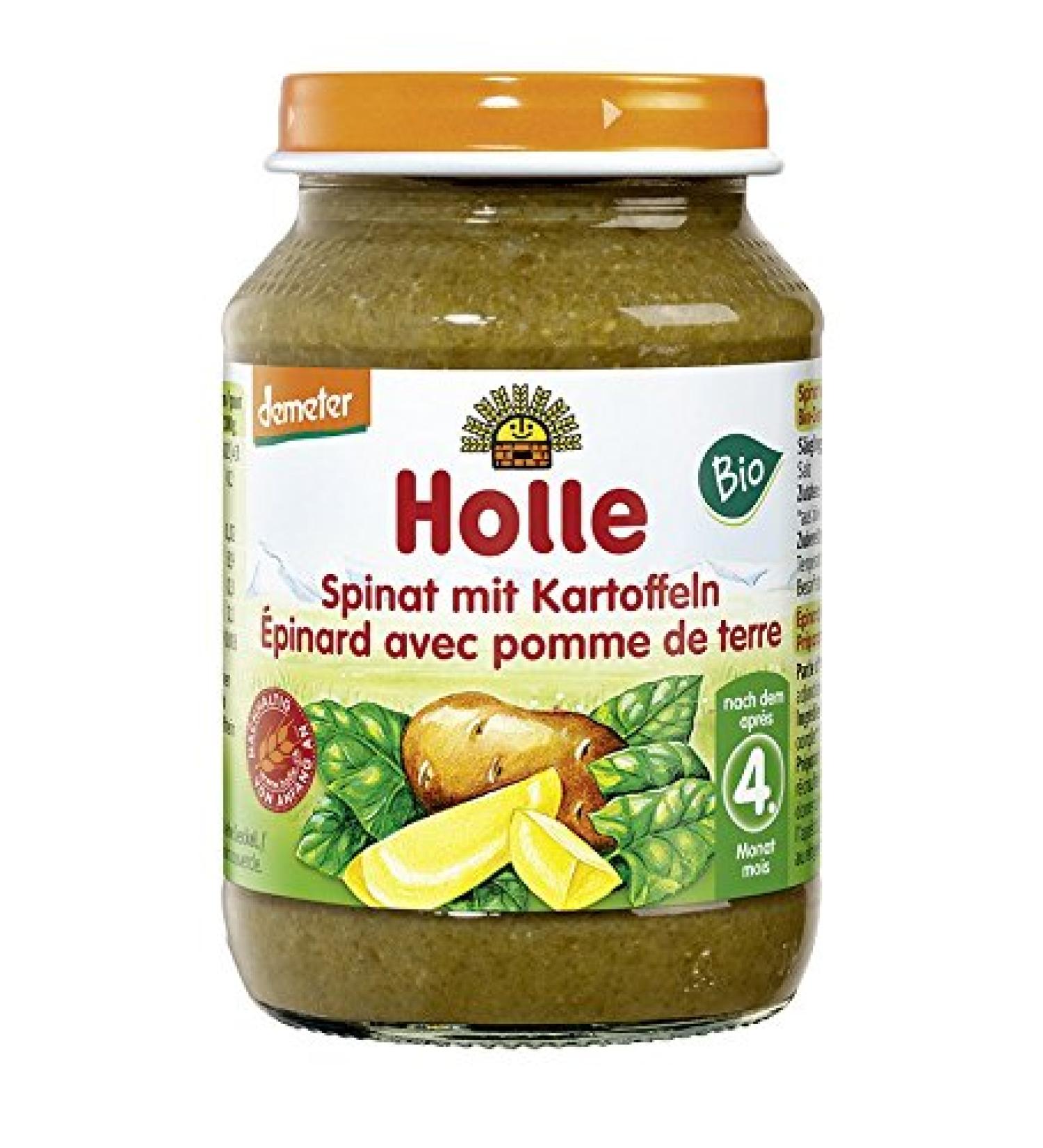 Holle Organic Spinach with Potatoes (12 x 190 gr)
