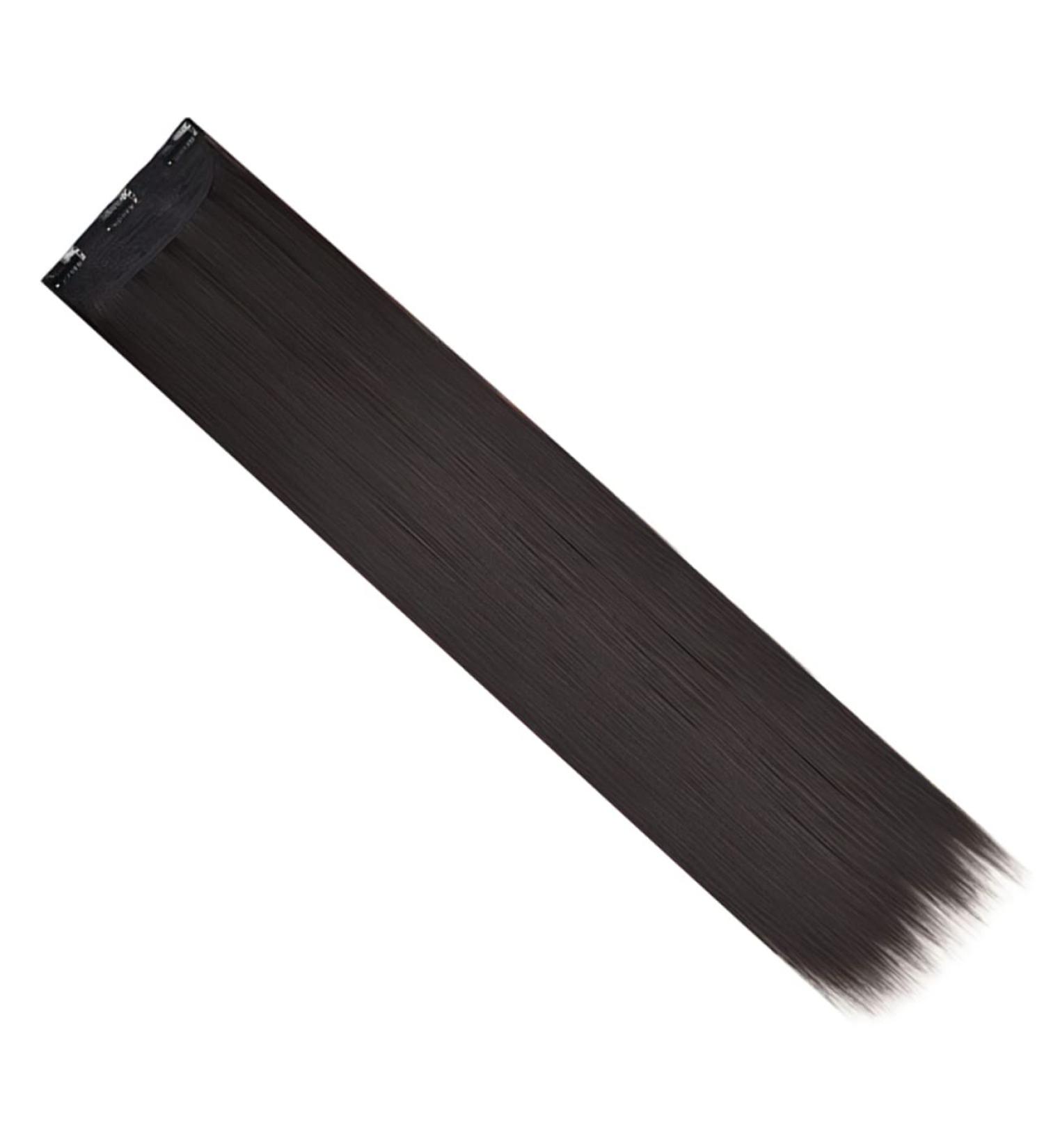 DOITOOL Hair Extension Wig Curly Hair Extensions Long Hair Extensions Synthetic Hair Extensions Natural Wig Black Wig Women Hair Extensions Miss High Temperature Wire Long Straight Hairpin 80X16CM Black - Buy Online on GoSupps.com