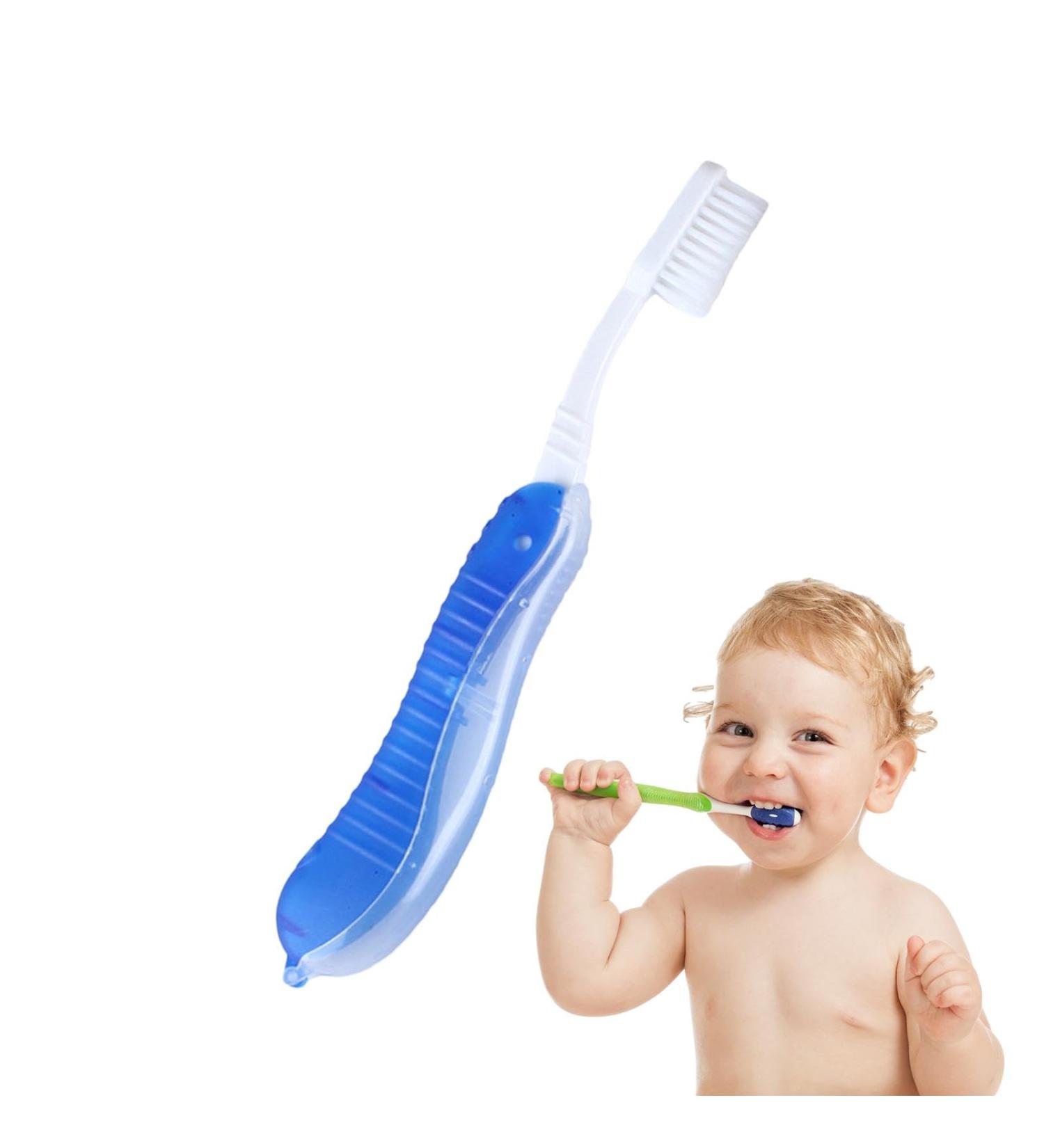 Buy Generic Travel Toothbrush | Portable Foldable Toothbrush for Adults & Kids | Ideal for Camping Vacations & Short Trips - Buy Online on GoSupps.com