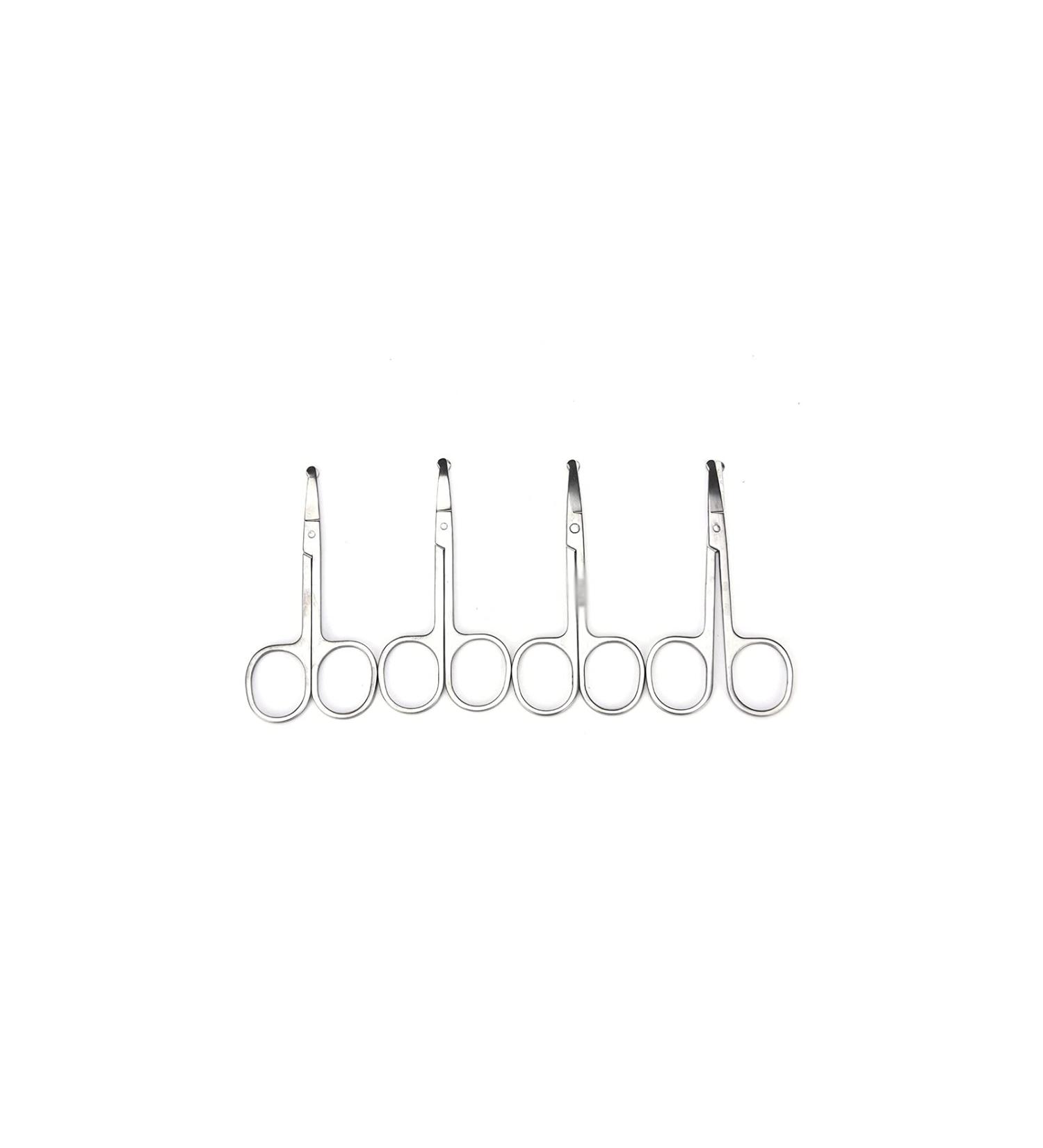 UNbit Nose Hair Trimmer Stainless Steel Nose Trimmers Hair Scissors Ear Remover Cut Beauty Removal Tools Fashion Beauty Tools Trimmer (Size : 4PC) - Buy Online on GoSupps.com