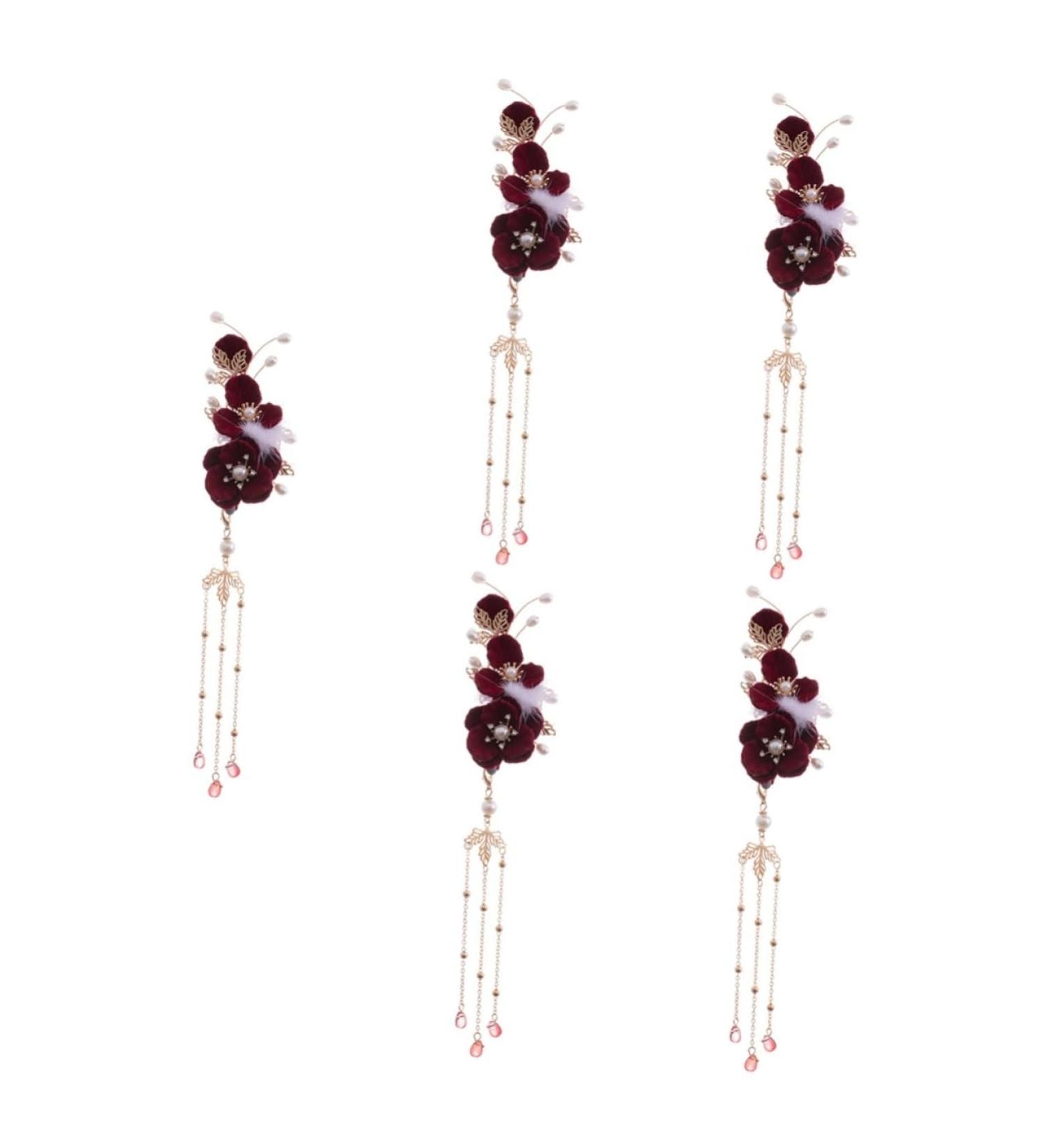 FRCOLOR the antique ball hair clip flower hair headpiece for women hair barrettes for women hair clip for women hair ornaments for women side clip girl the flowers zinc Flowers - Buy Online on GoSupps.com