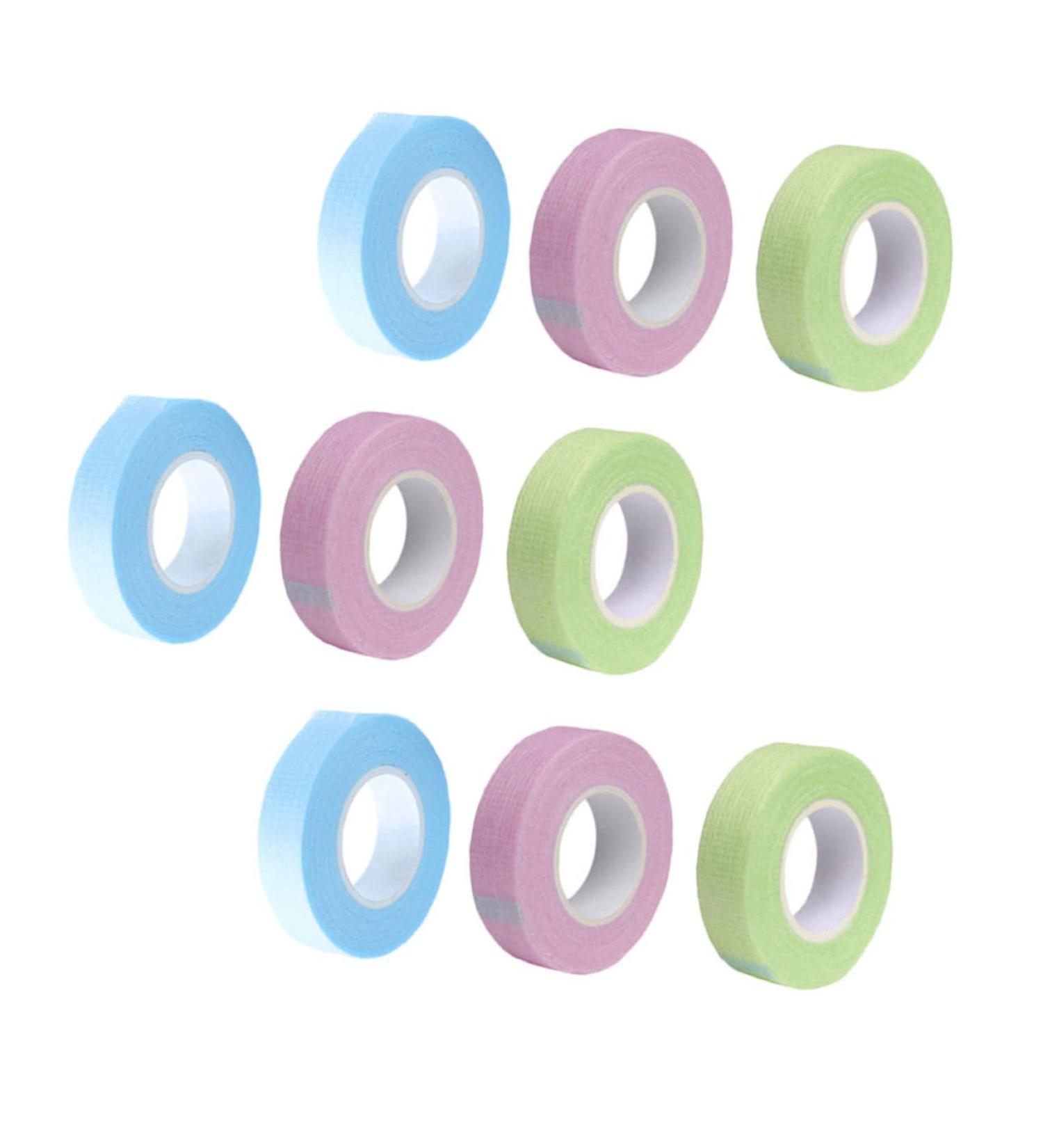 Angoily 12 Rolls Lash Tape Grafting Eyelash Auxiliary Tapes Eyelash Grafting Patch Pink Tape DIY Eyelashes Extension Tape Eyelash Grafting Tapes Grafting Eyelash Tool - Buy Online on GoSupps.com