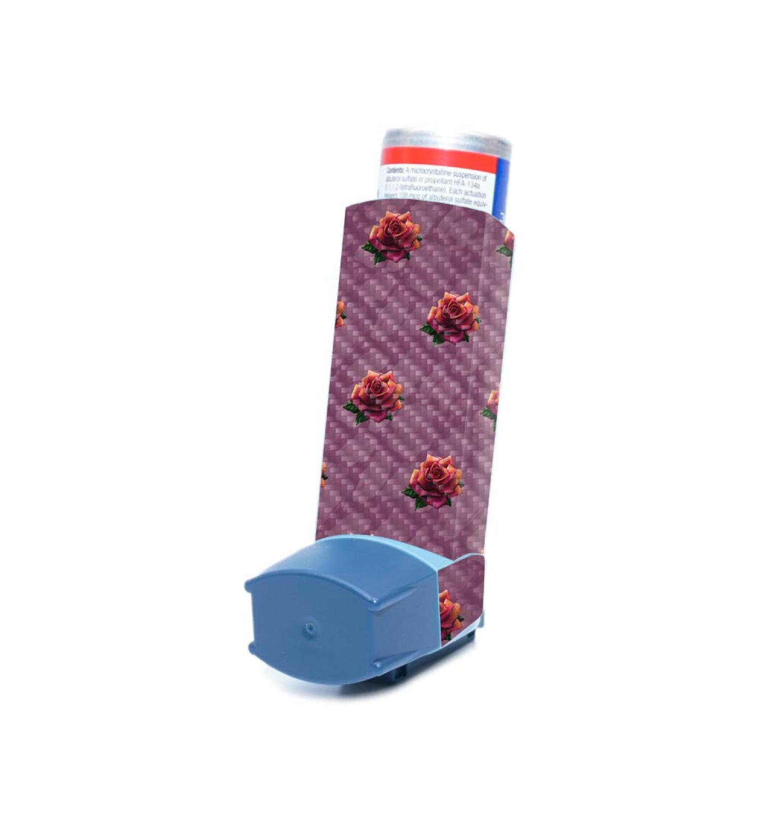 MightySkins Carbon Fiber Skin for Ventolin HFA Asthma Inhaler - Sunset Roses | Durable Textured Finish | Easy to Apply, Remove & Change Styles | Made in USA - Buy Online on GoSupps.com