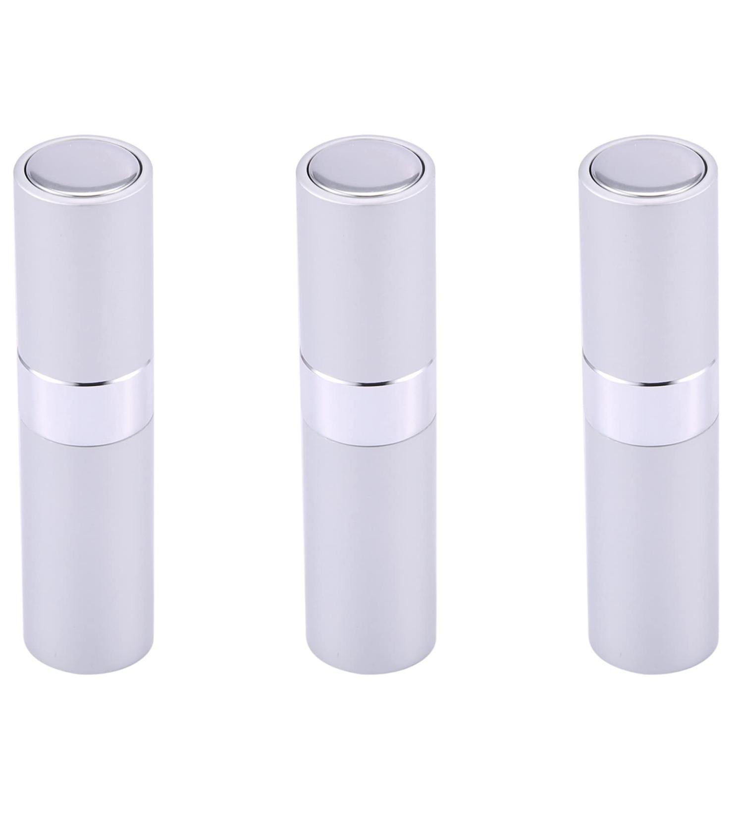 Vadillo 3X 8 Ml Portable Travel Mini Bottle Refillable Empty Perfume Atomizer - Silver - Buy Online on GoSupps.com
