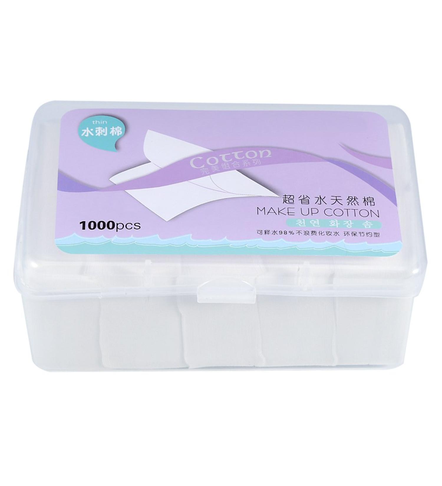 1000 PCS Cosmetics Cotton Pads - Soft Makeup Remover Pads in Box for Lotion Application & Facial Cleaning | International Shipping - Buy Online on GoSupps.com