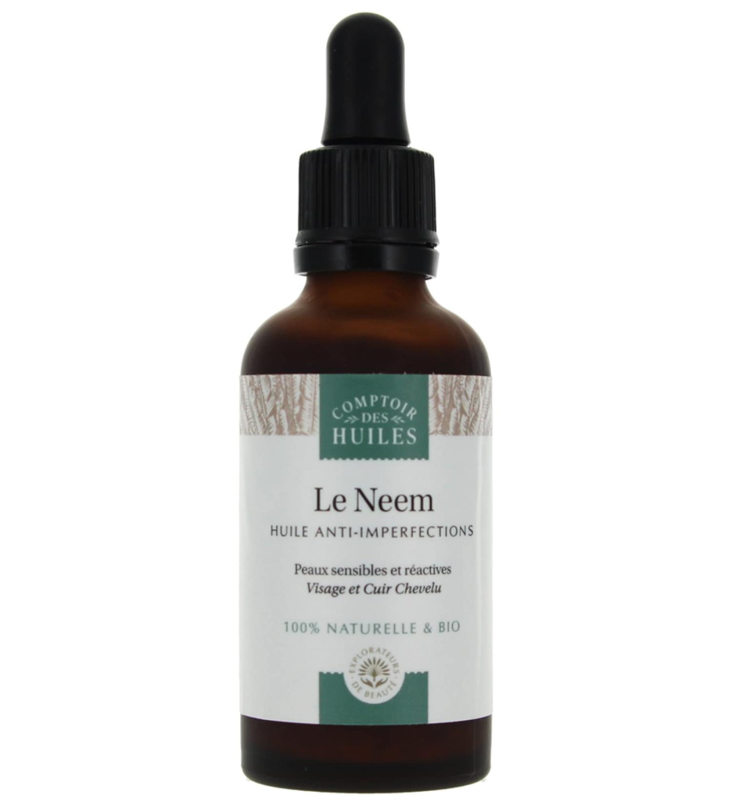 Comptoir des Huiles Le Neem Organic Vegetable Oil 50 ml