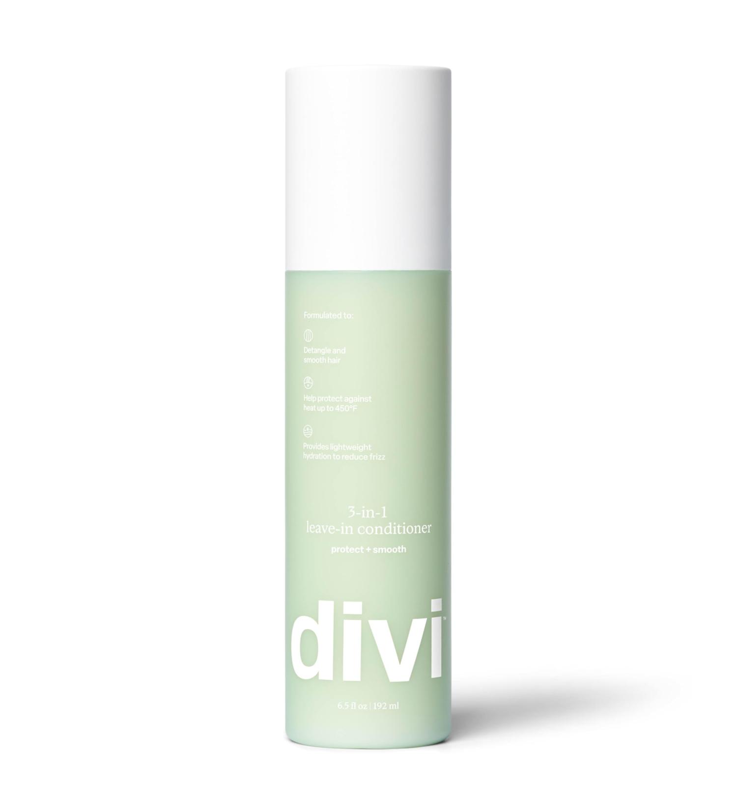 Divi 3-in-1 Leave-In Conditioner - Lightweight Hydrating Hair Detangler & Heat Protector - 6 Fl Oz | International Shipping Available - Buy Online on GoSupps.com