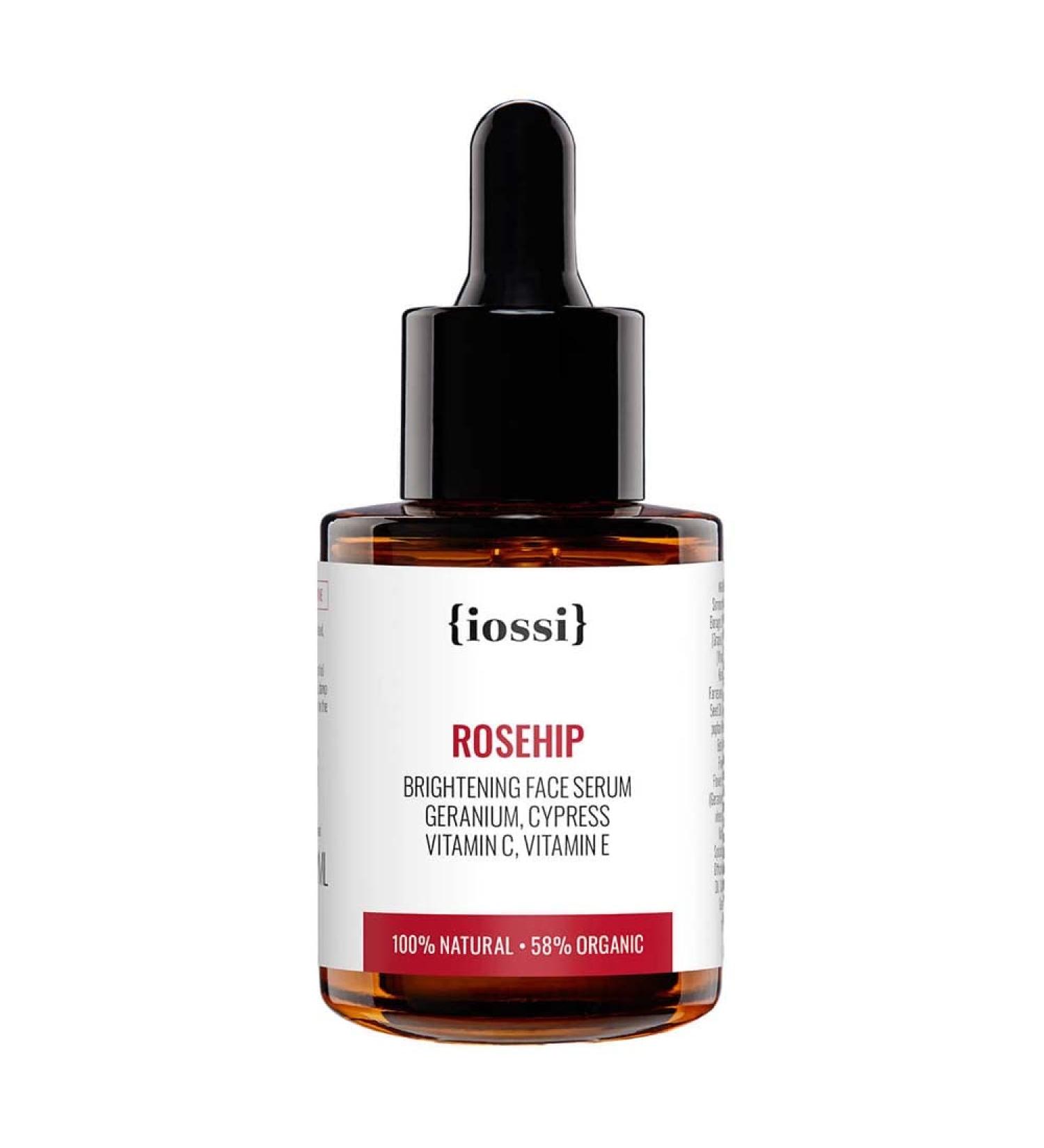 Rezepte von Oma Agafja Wild Rose brightening serum geranium cypress vitamins C and E 30ml